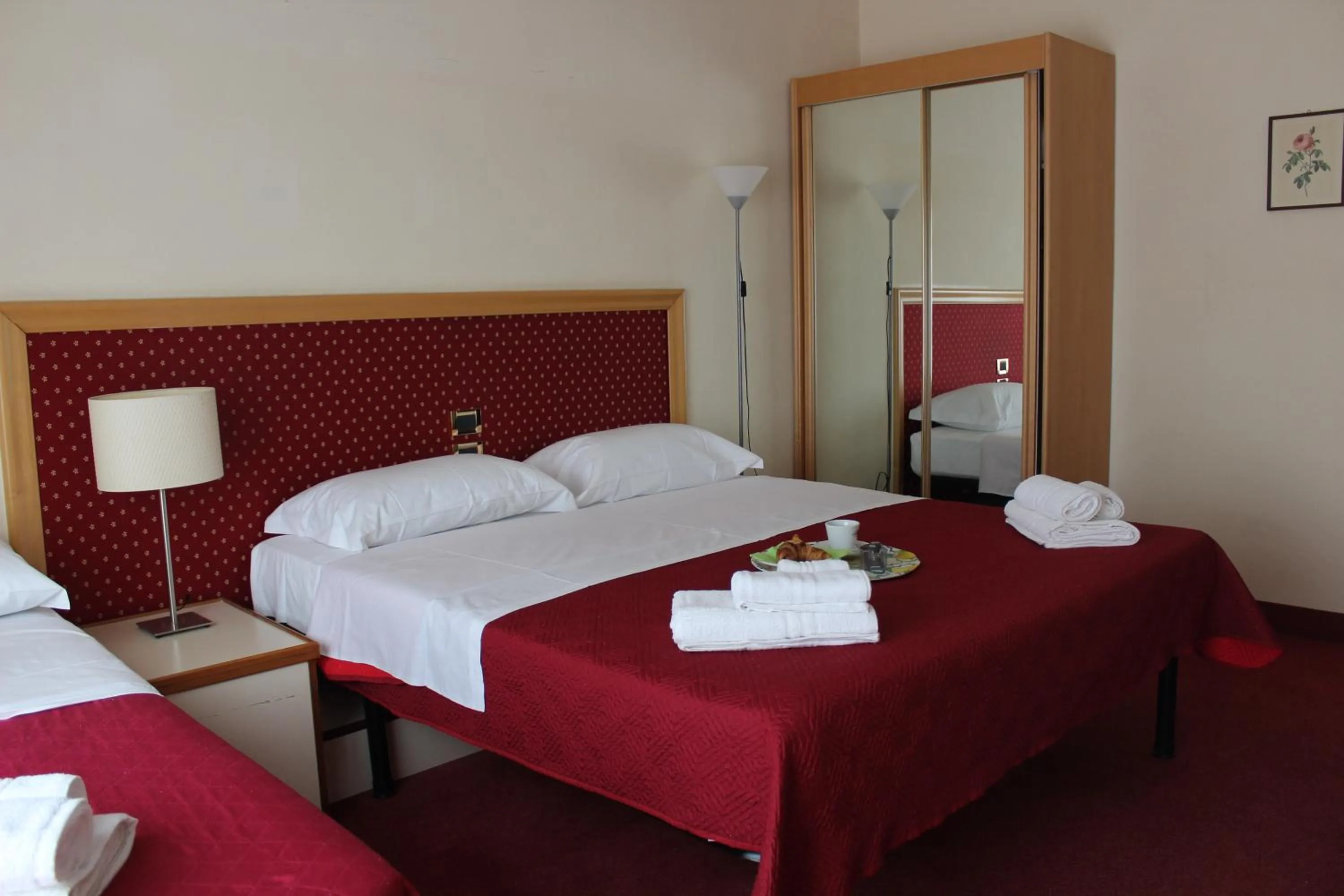 Bed in Hotel Palace Masoanri's