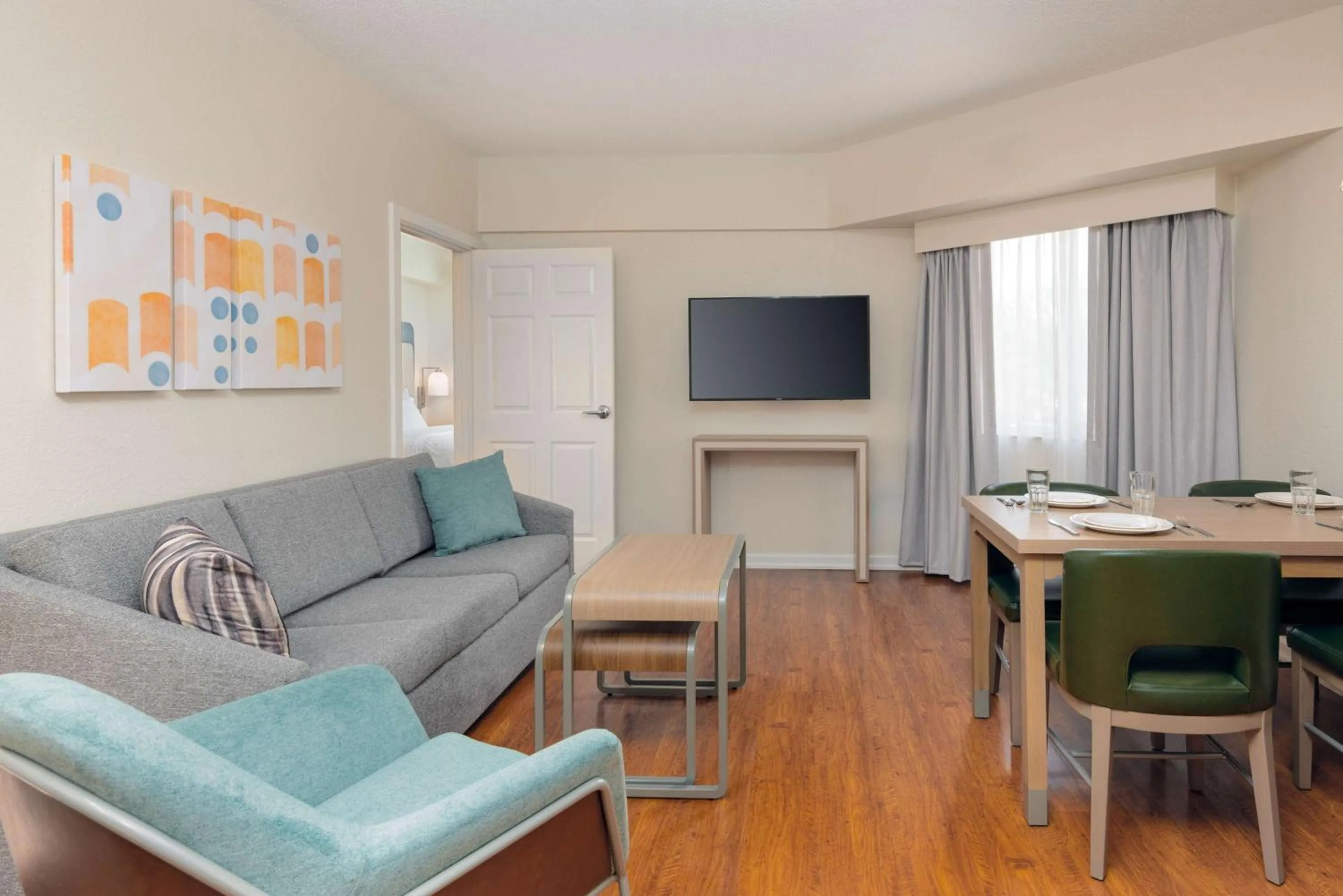 Living room in Homewood Suites by Hilton Bonita Springs, FL