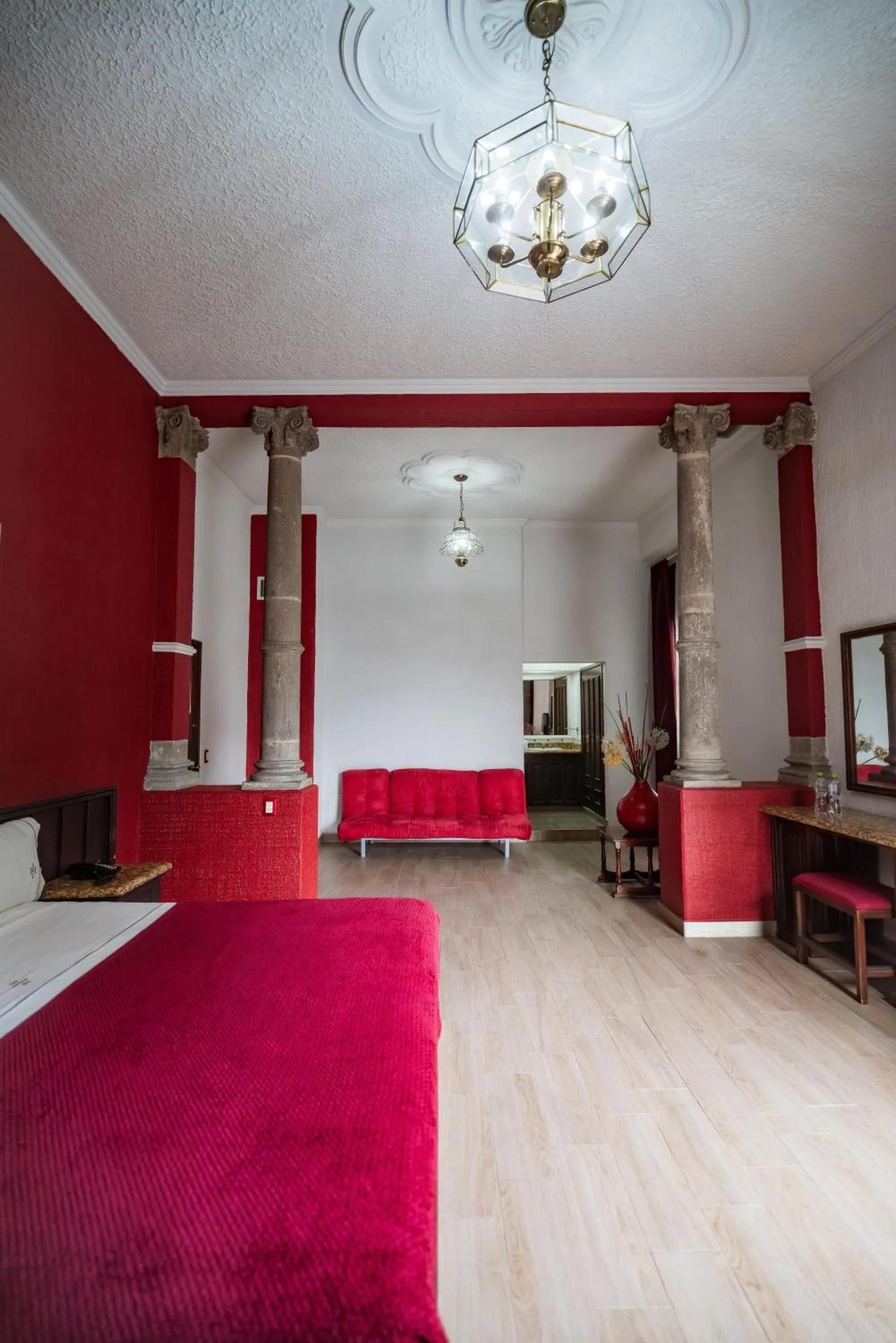 Bed in Hotel Don Quijote Plaza - Guadalajara Centro Historico