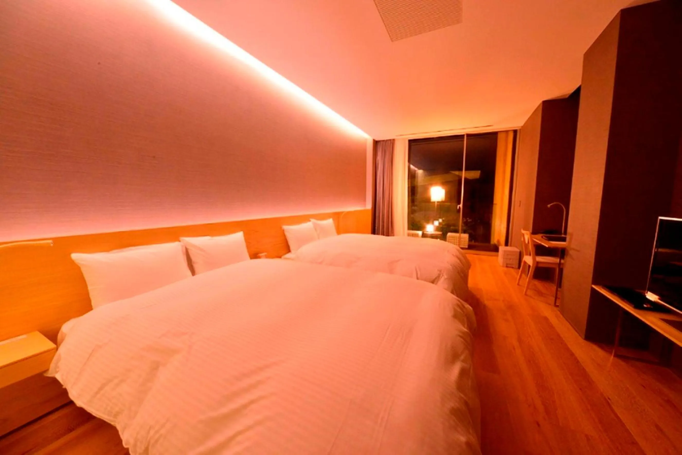 Photo of the whole room, Bed in The Meibia Miyazaki