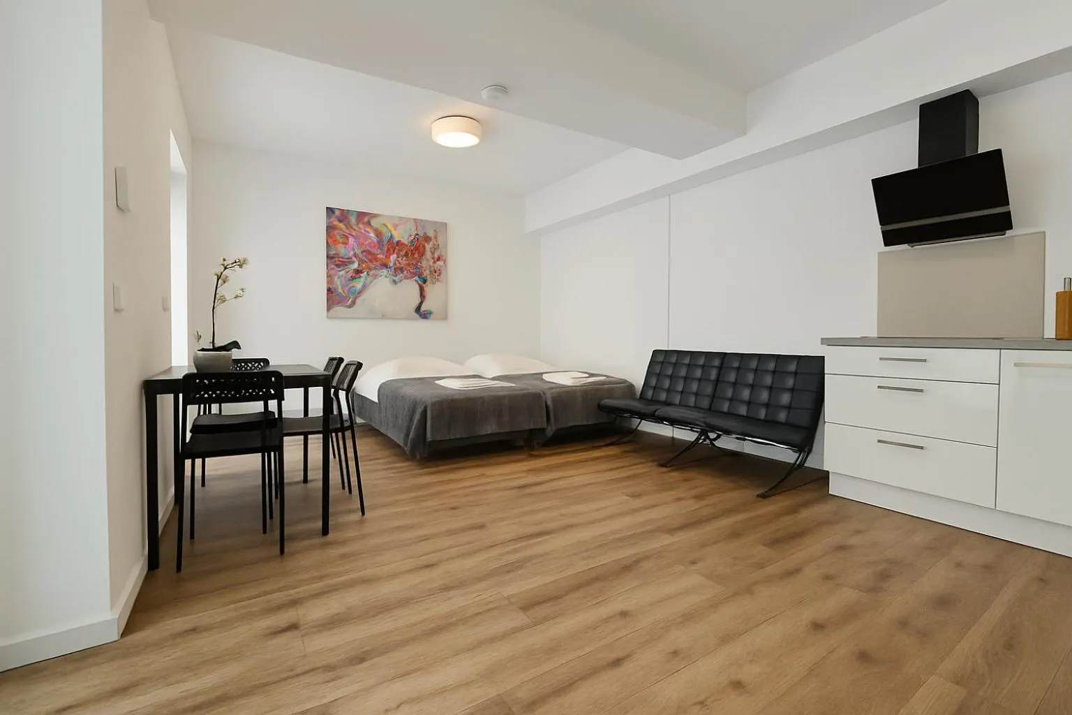 Bed in Old Town Apartments