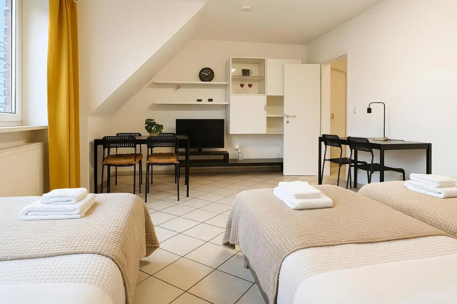 Bed in Old Town Apartments