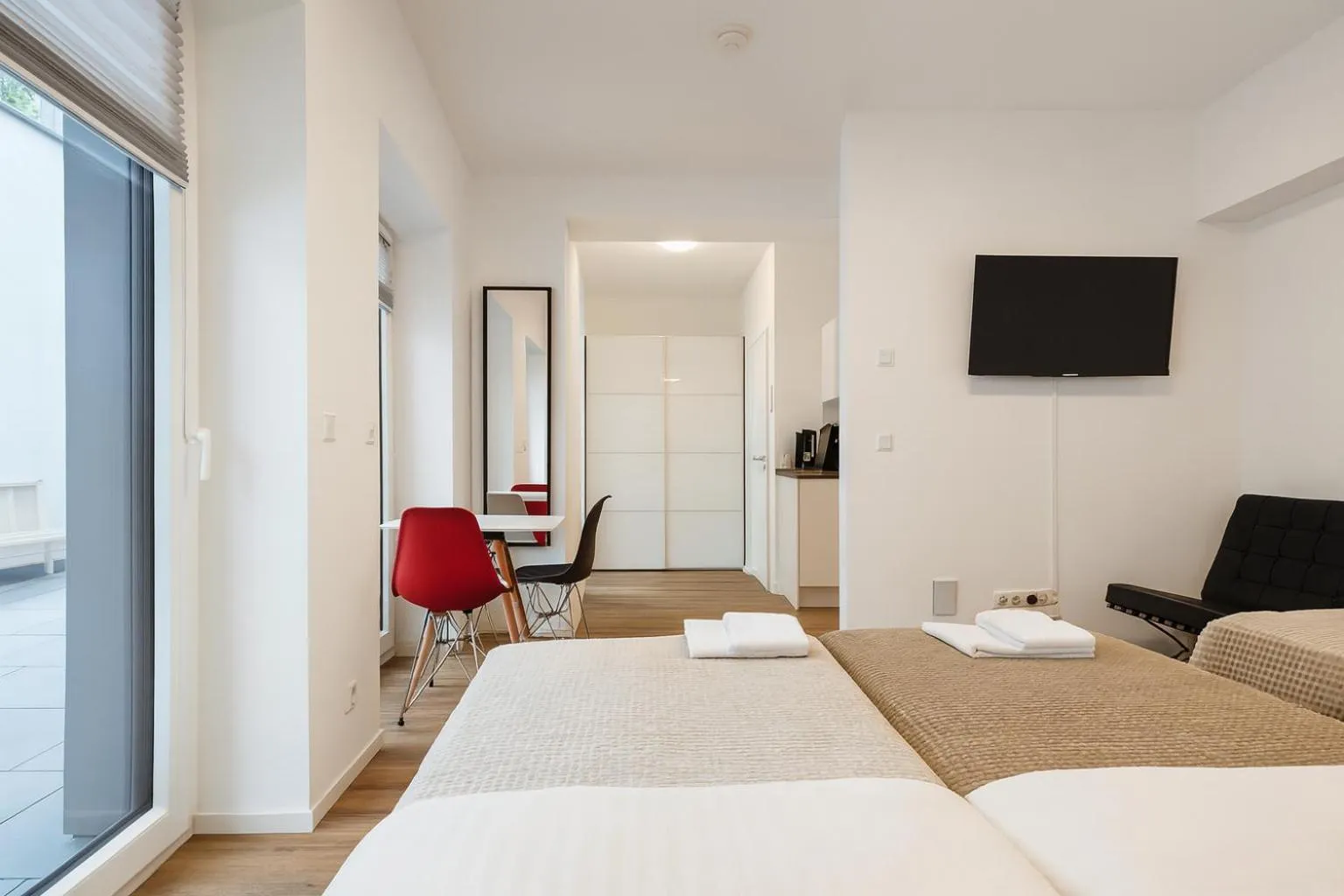 Bed in Old Town Apartments