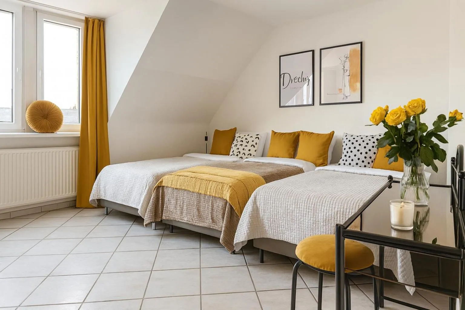 Bed in Old Town Apartments