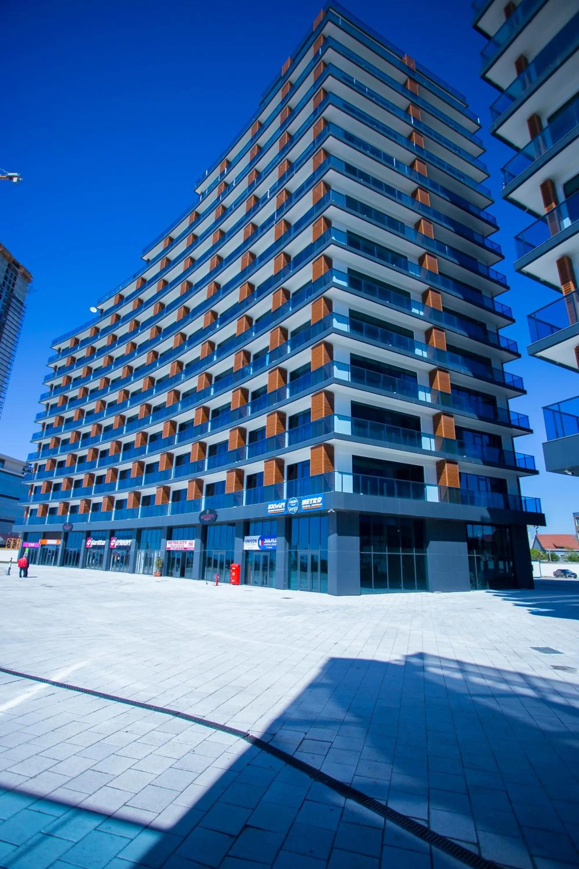 Facade/entrance in Euphoria Apartments