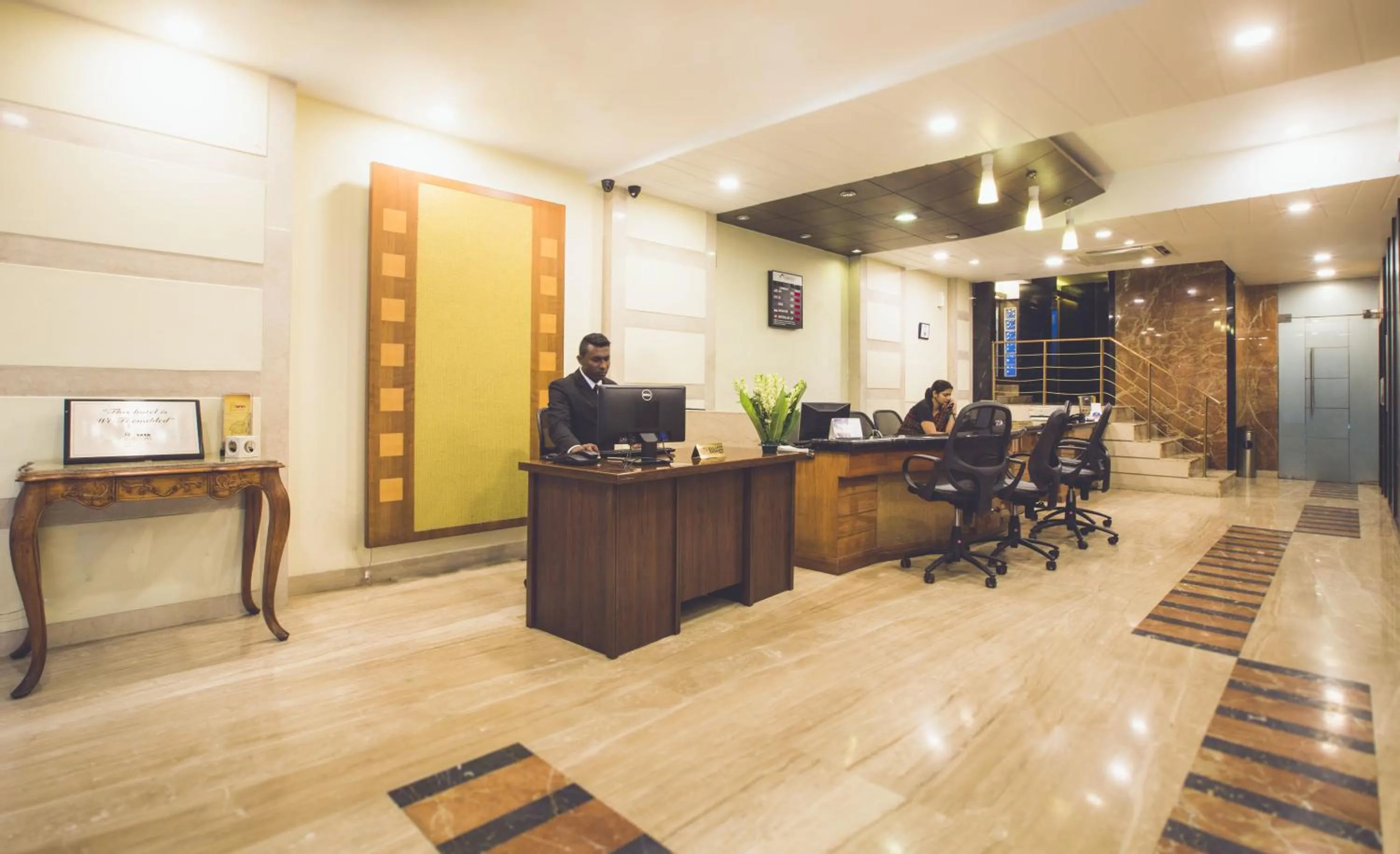 Lobby or reception in Hotel Airport International Mumbai