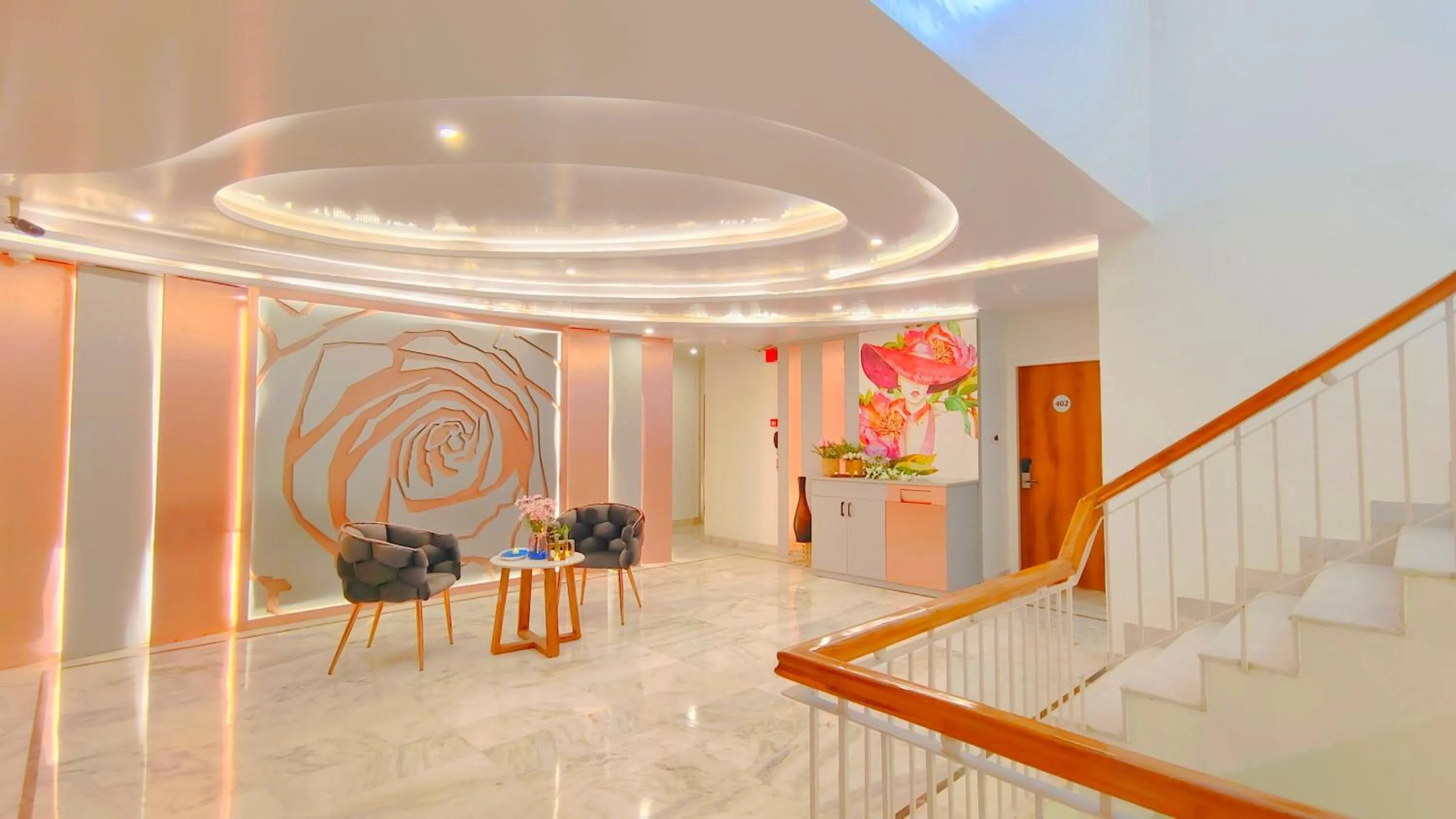 Seating area in Sarang Palace - A Luxury Boutique Hotel