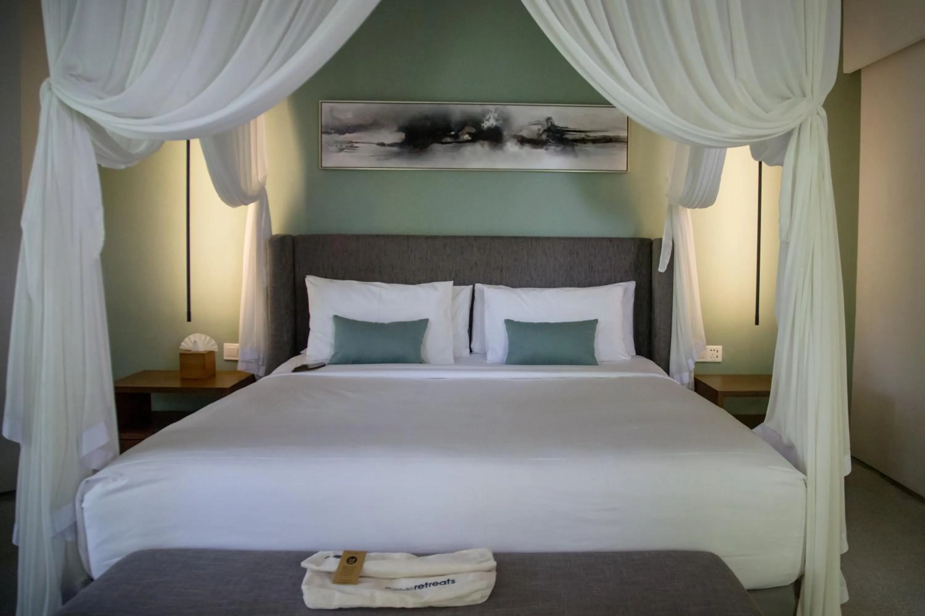 Bed in The Amala Boutique Retreat