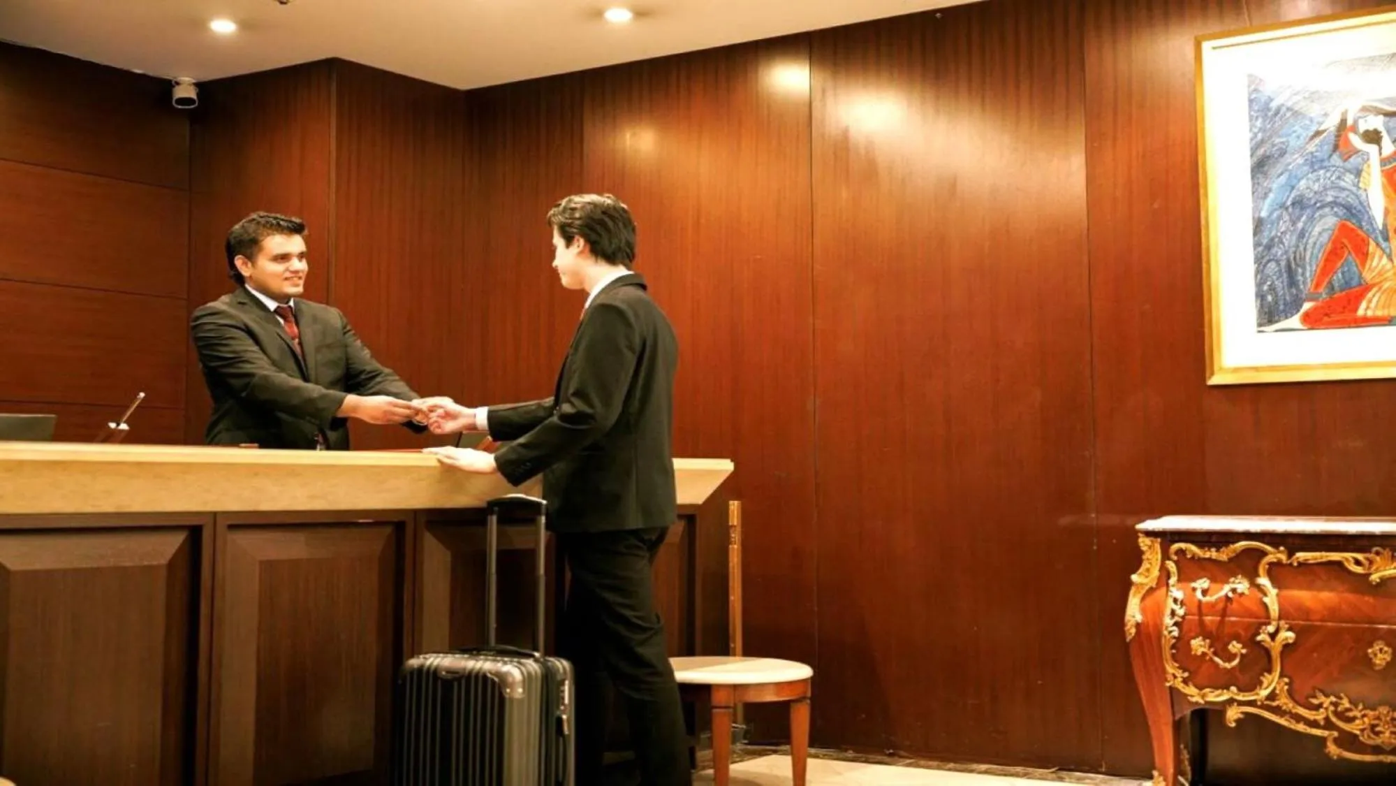 Lobby or reception in New Osaka Hotel Shinsaibashi