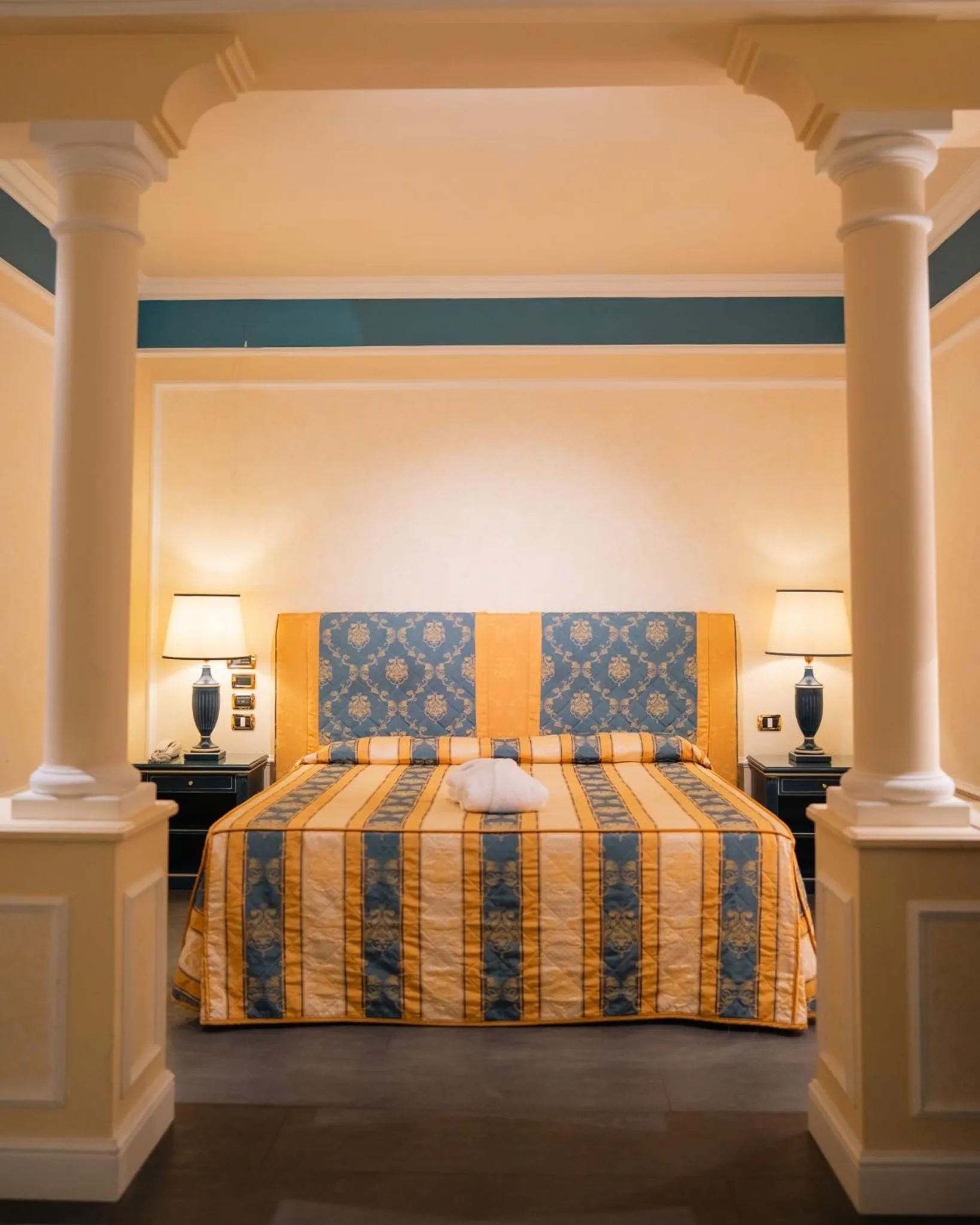 Bed in Altafiumara Resort & Spa