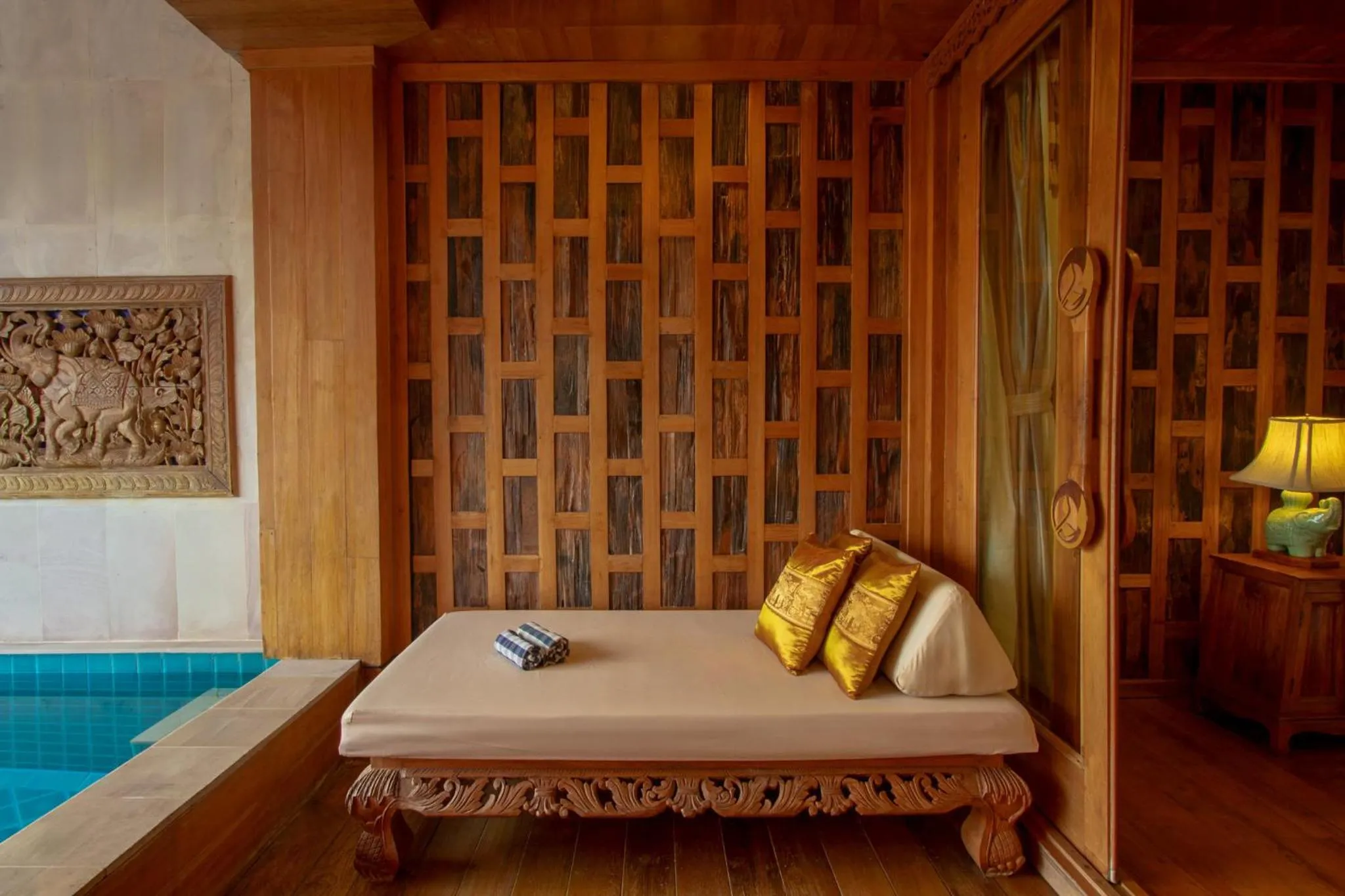 Property building, Bed in Santhiya Koh Chang Resort