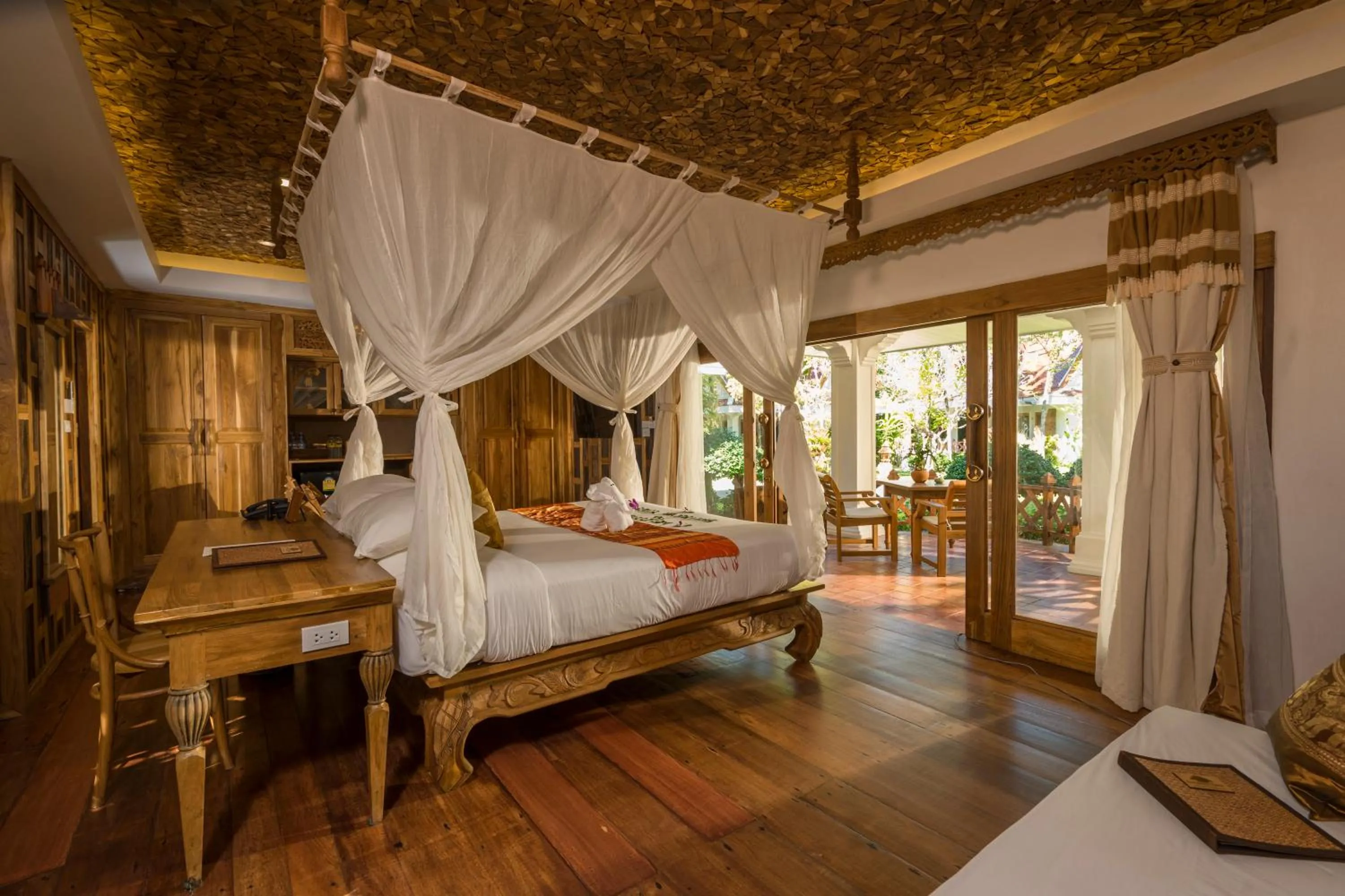 Bed in Santhiya Koh Chang Resort