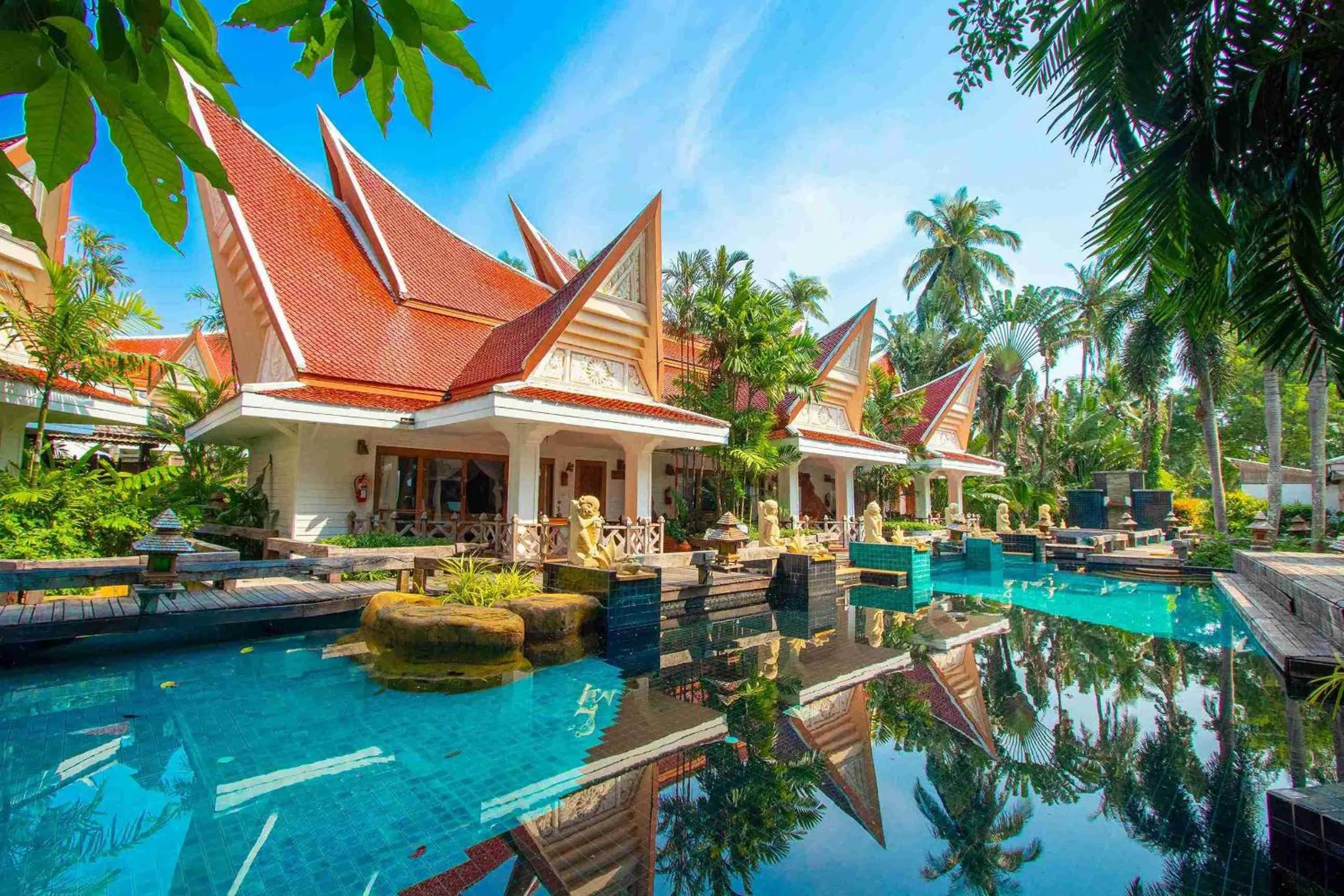 Pool view in Santhiya Koh Chang Resort