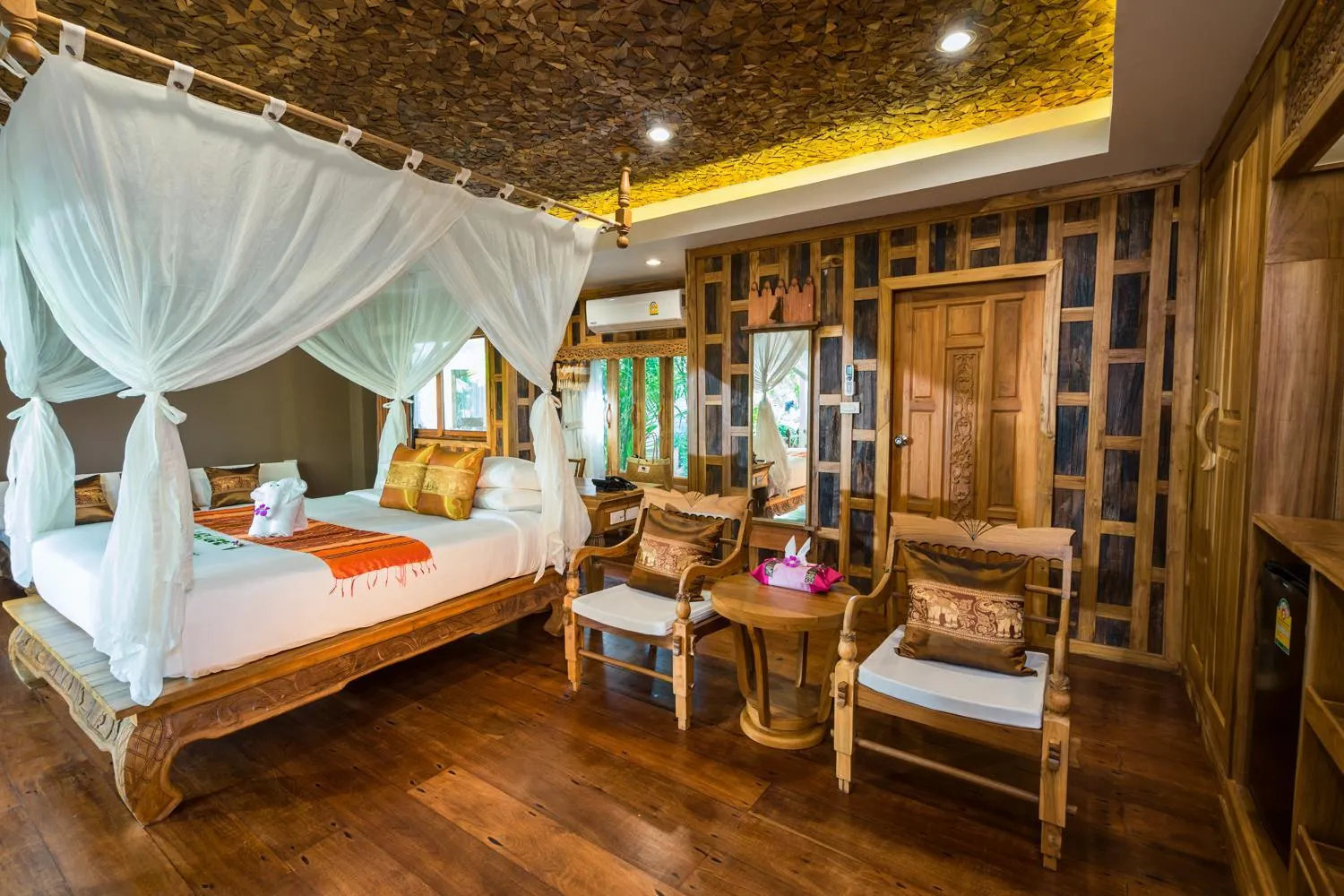 Bed in Santhiya Koh Chang Resort