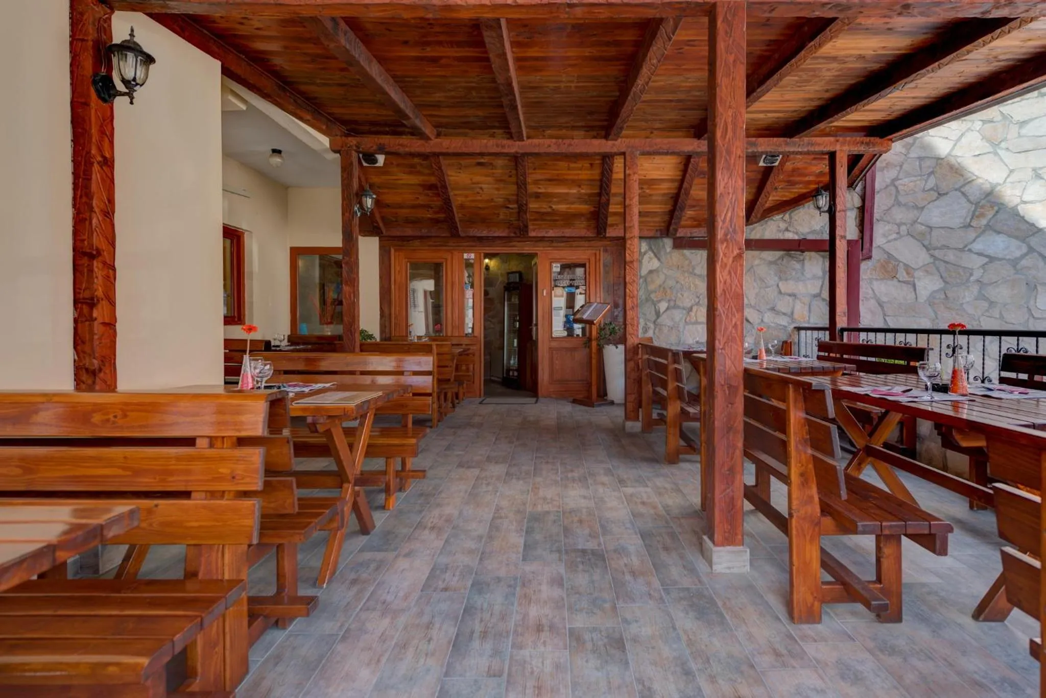 Patio in Hotel Galia