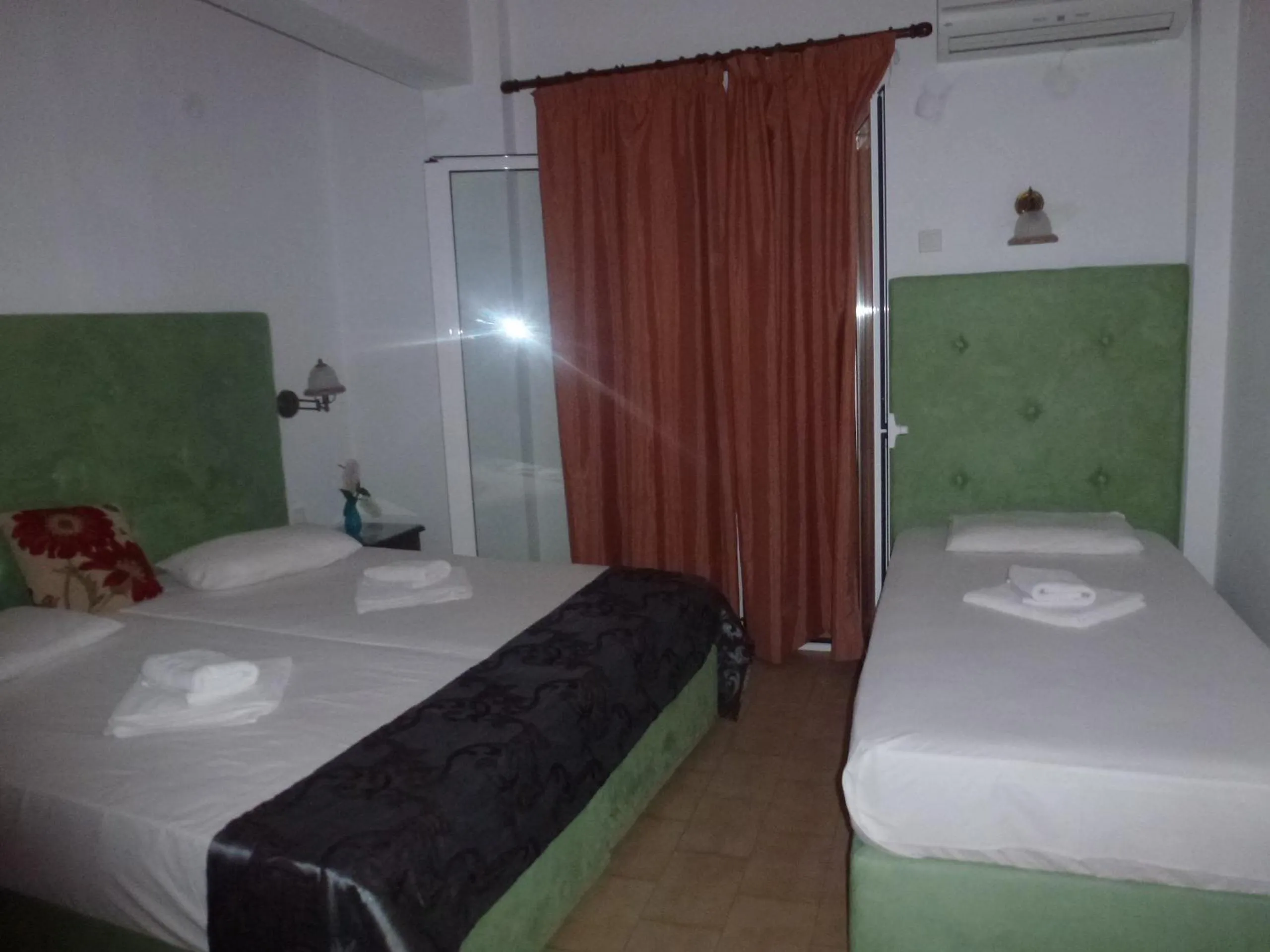 Photo of the whole room, Bed in Galini Studios