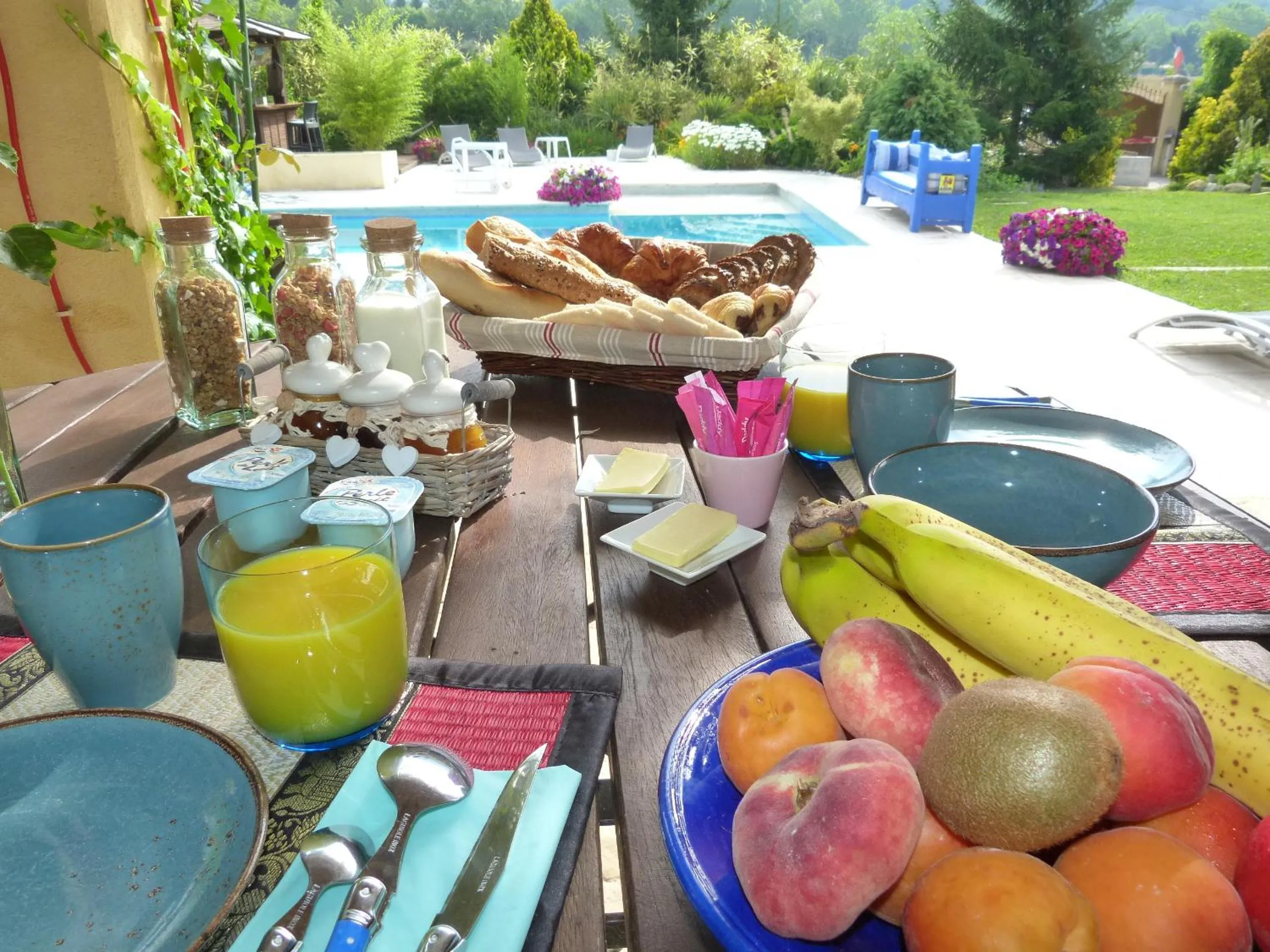 Natural landscape in Les Bambous B&B