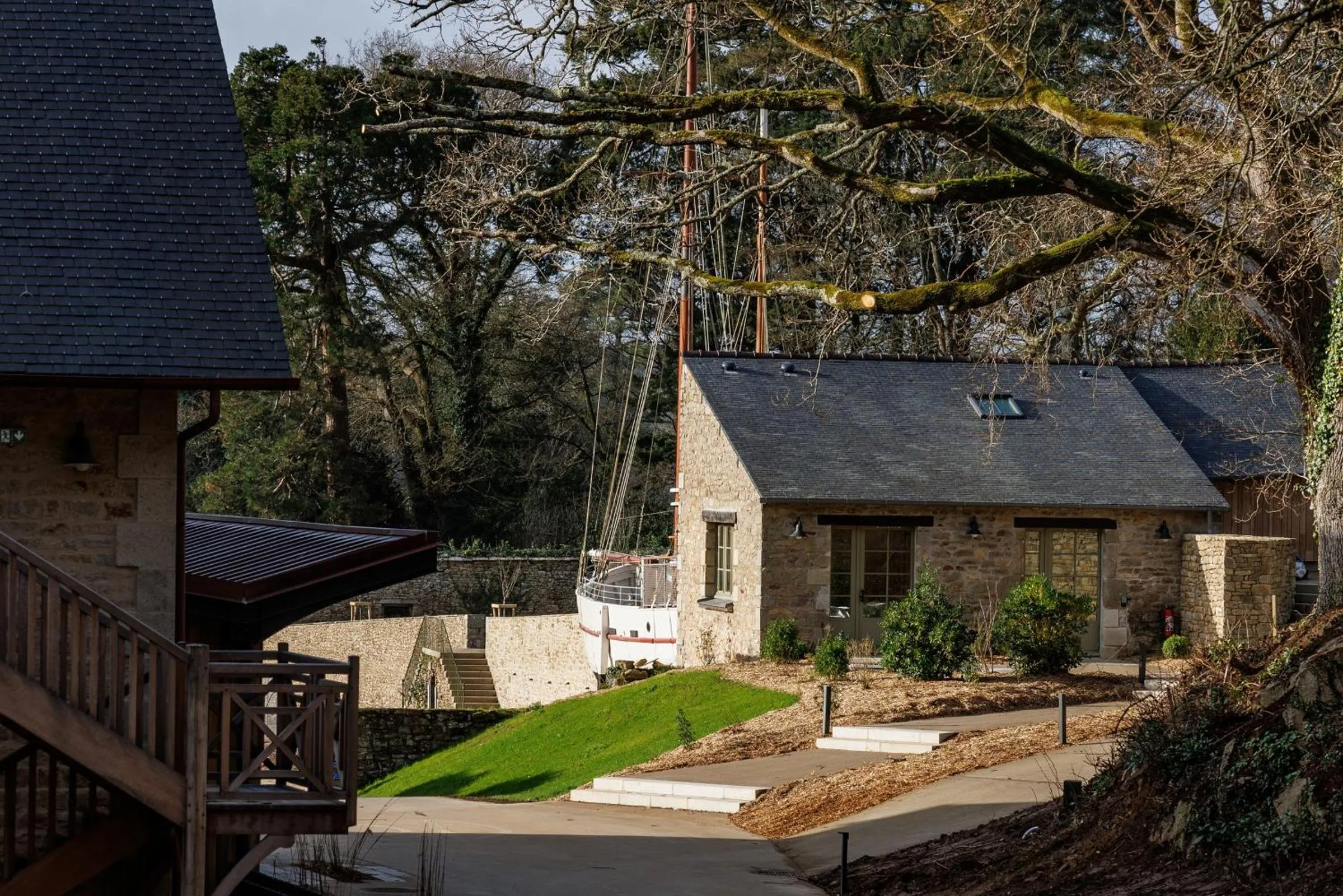 Garden view in Domaine de Locguénolé & Spa - Relais & Chateaux