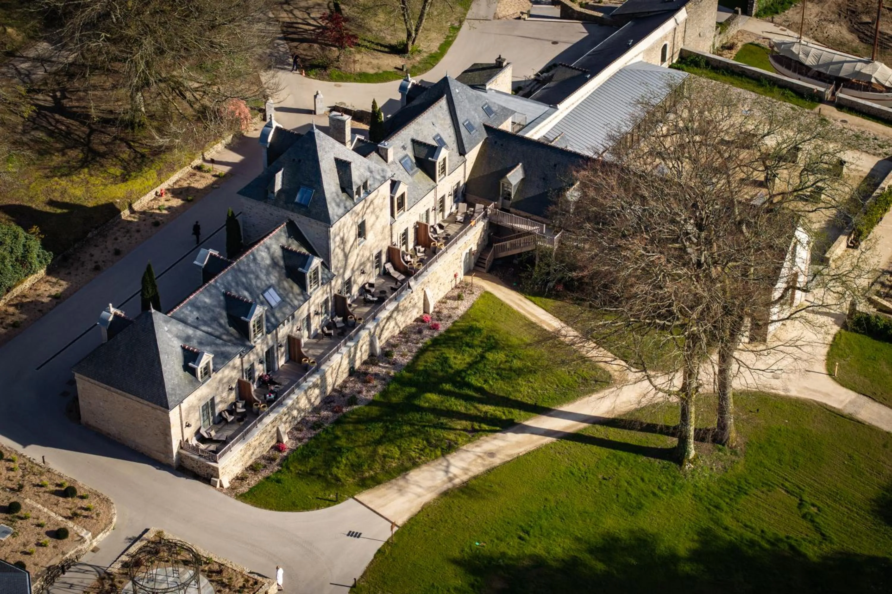 Bird's eye view in Domaine de Locguénolé & Spa - Relais & Chateaux