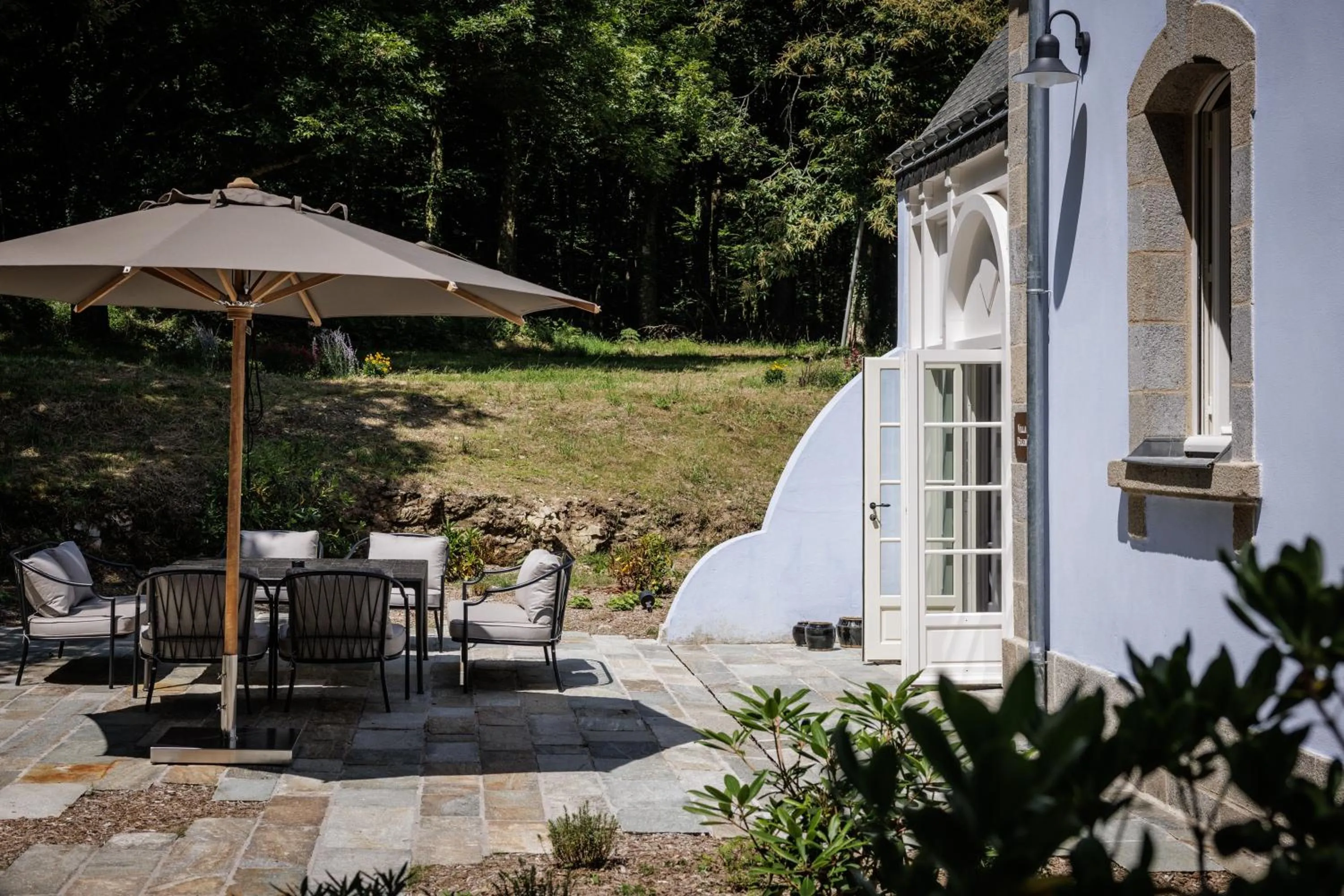 Balcony/Terrace in Domaine de Locguénolé & Spa - Relais & Chateaux