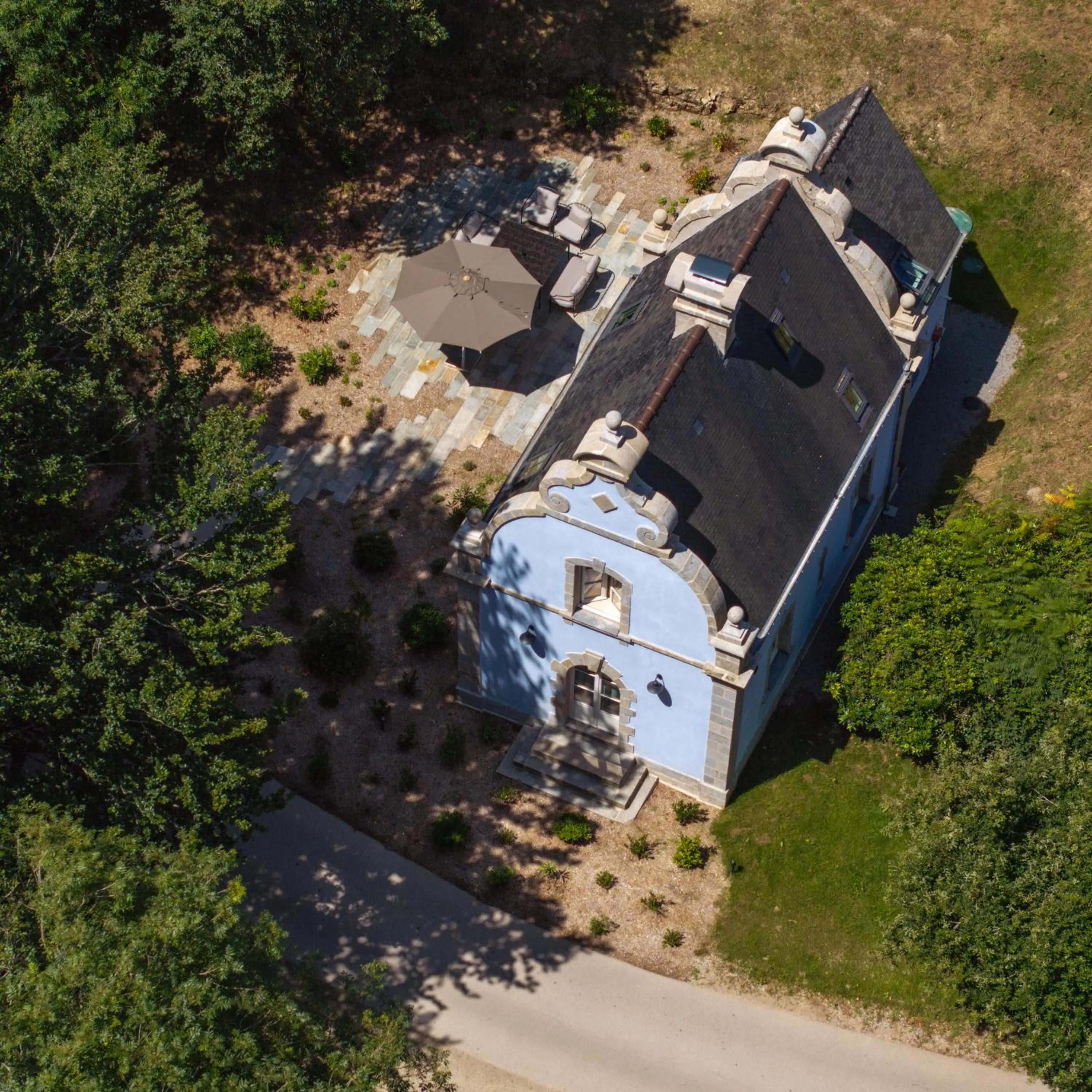 Bird's eye view in Domaine de Locguénolé & Spa - Relais & Chateaux