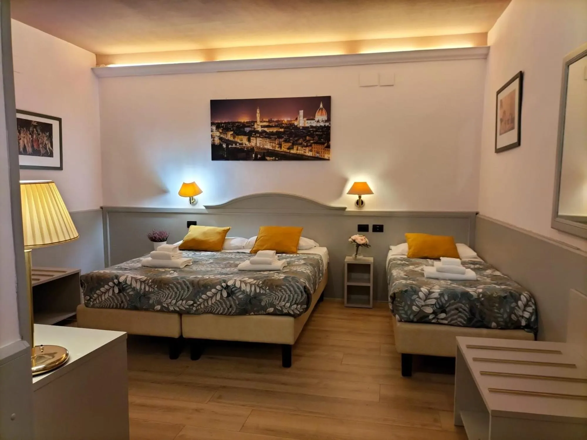 Bed in Hotel Camilla Guelfa