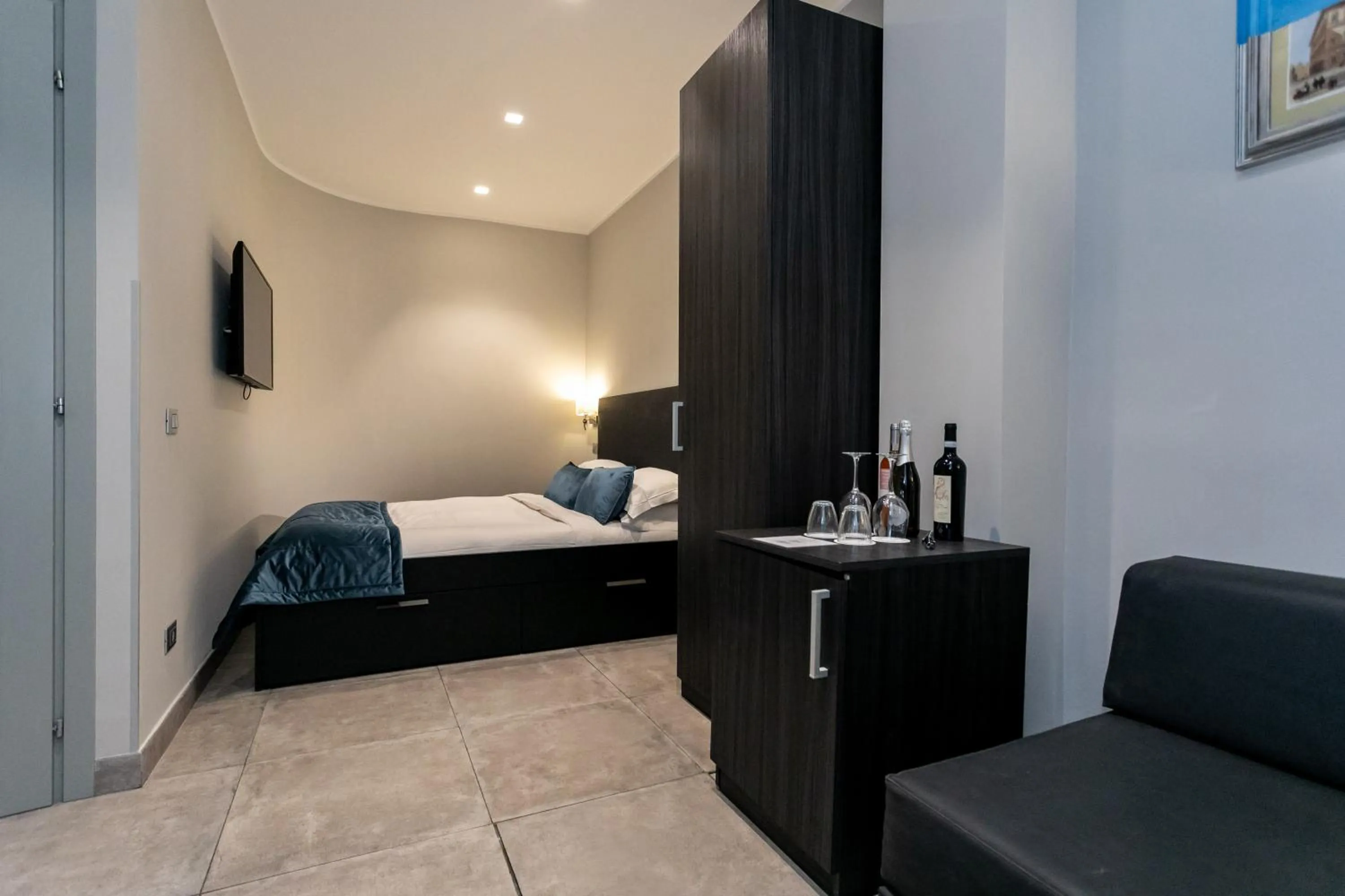 Bed in Cesare ai Cavalieri Suites