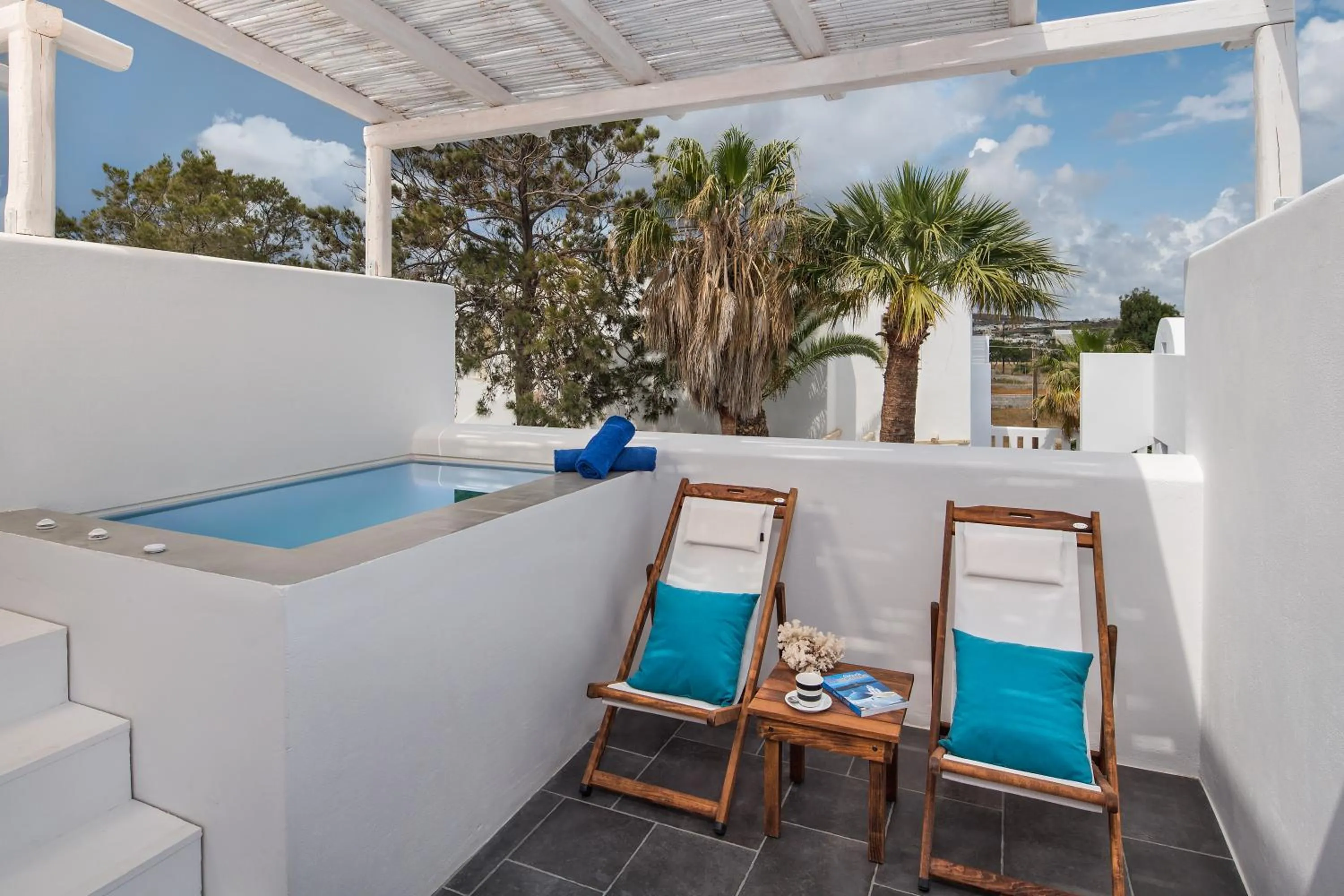 Balcony/Terrace in Meltemi Excelsior Suites