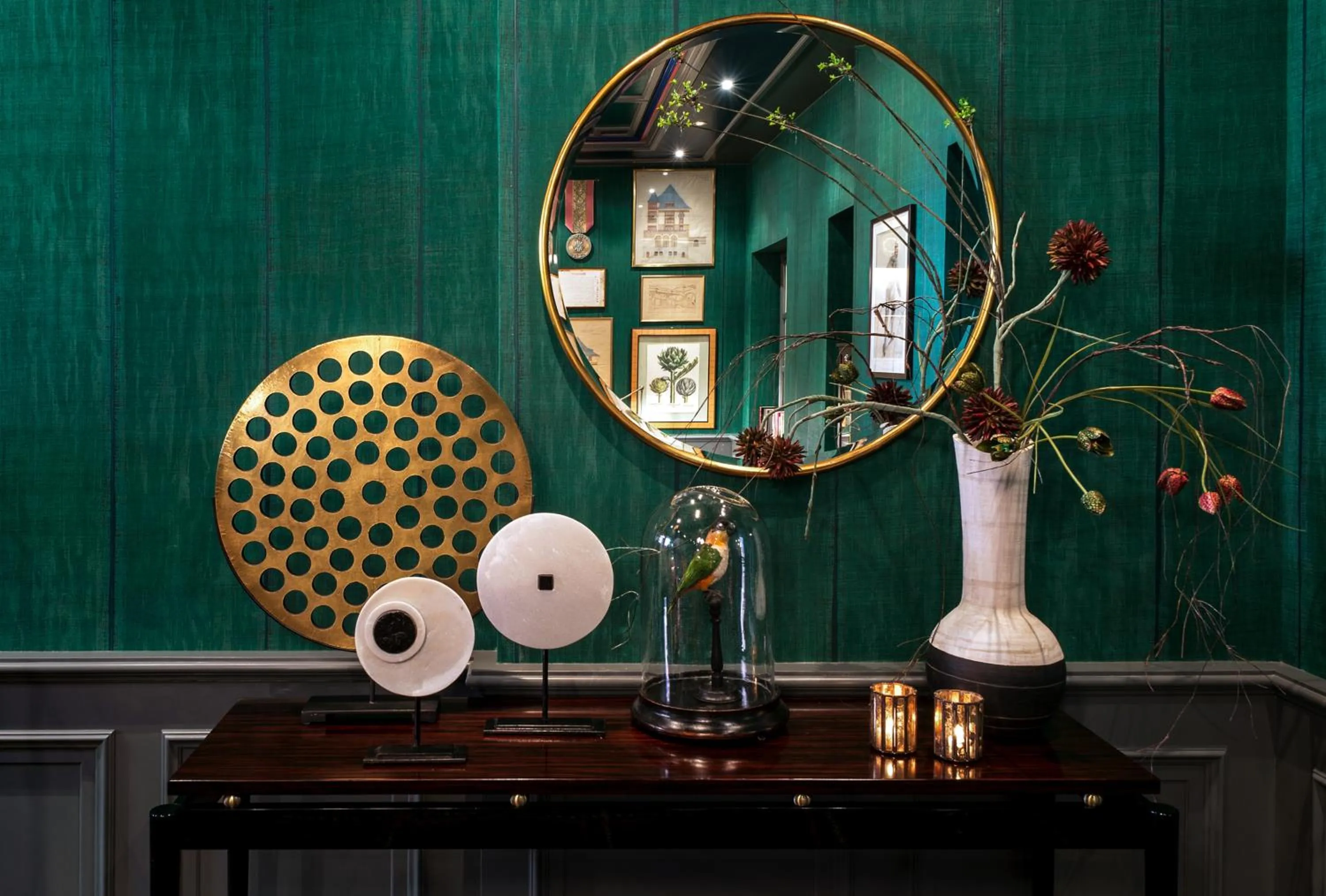 Decorative detail in Hotel Walther - Relais & Châteaux