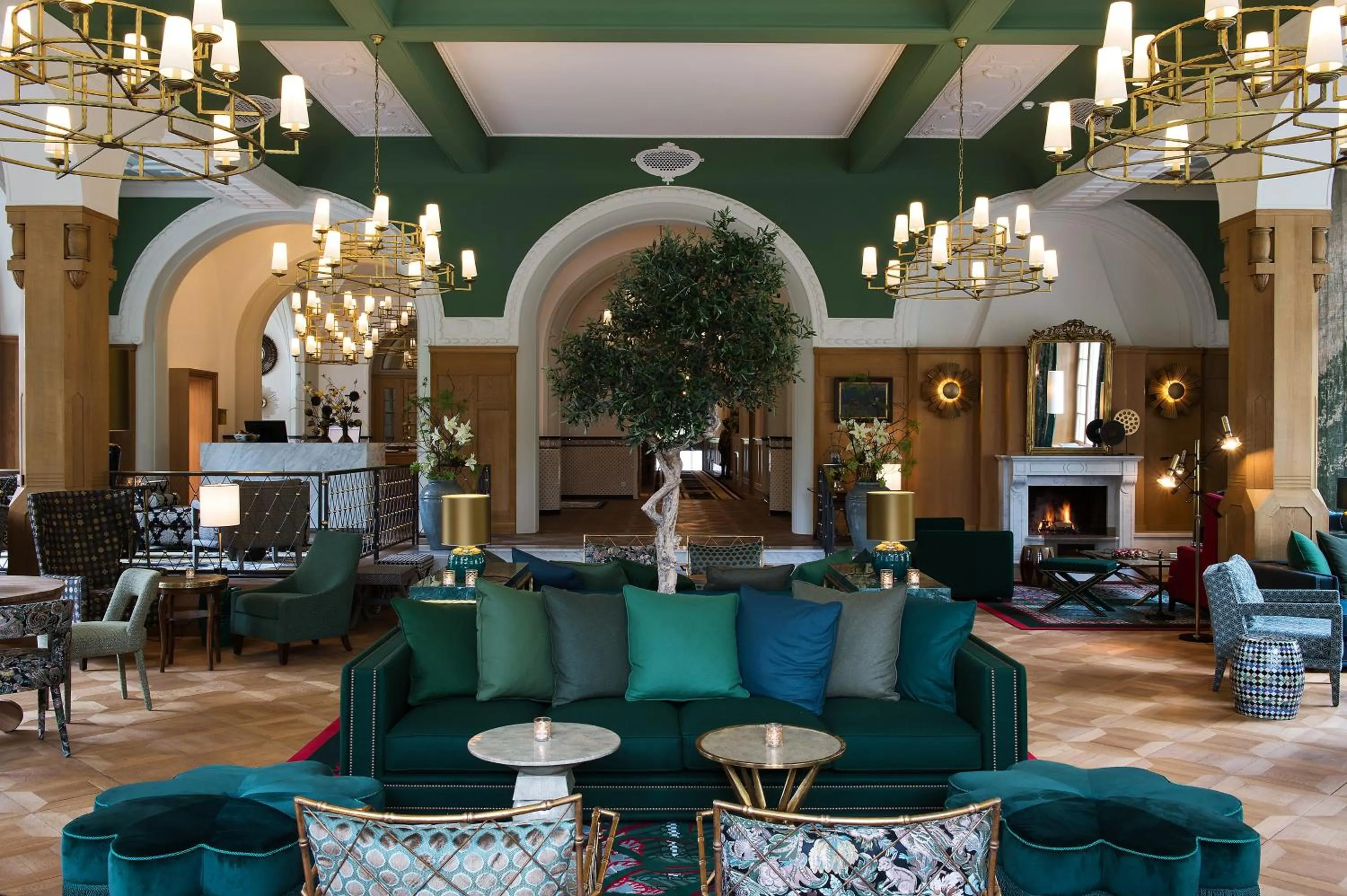 Lobby or reception in Hotel Walther - Relais & Châteaux