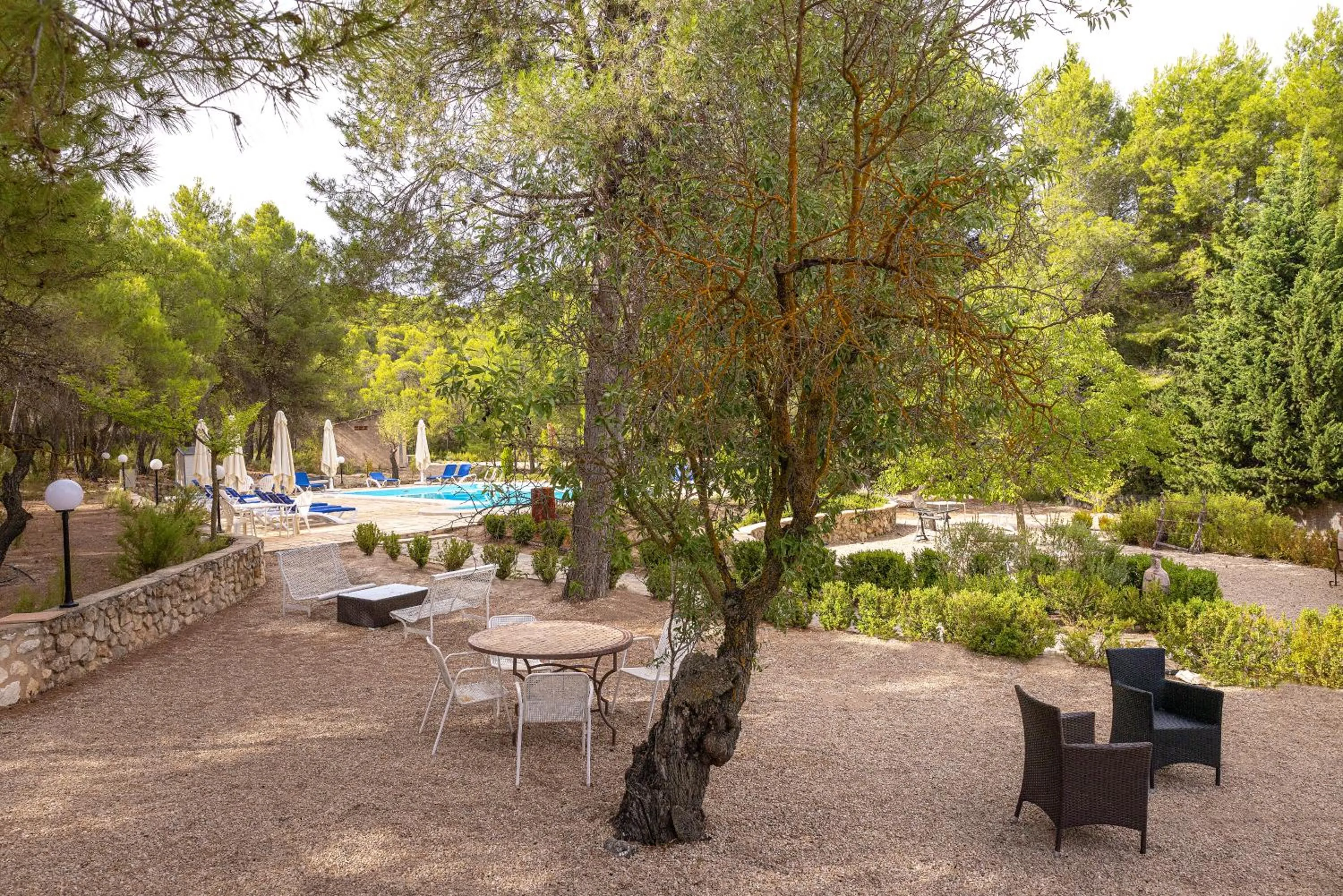 Garden in Hotel Rural Mas Fontanelles