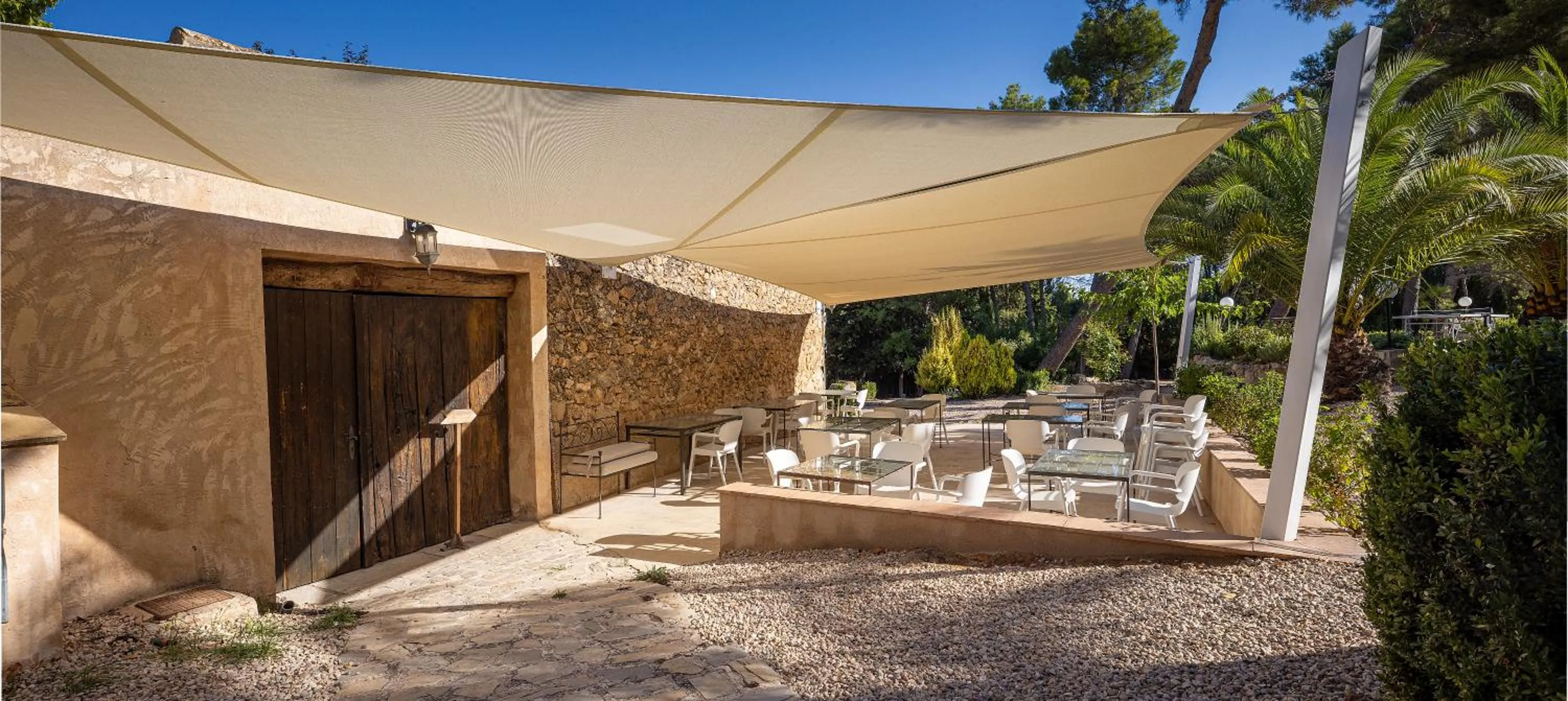 Balcony/Terrace in Hotel Rural Mas Fontanelles