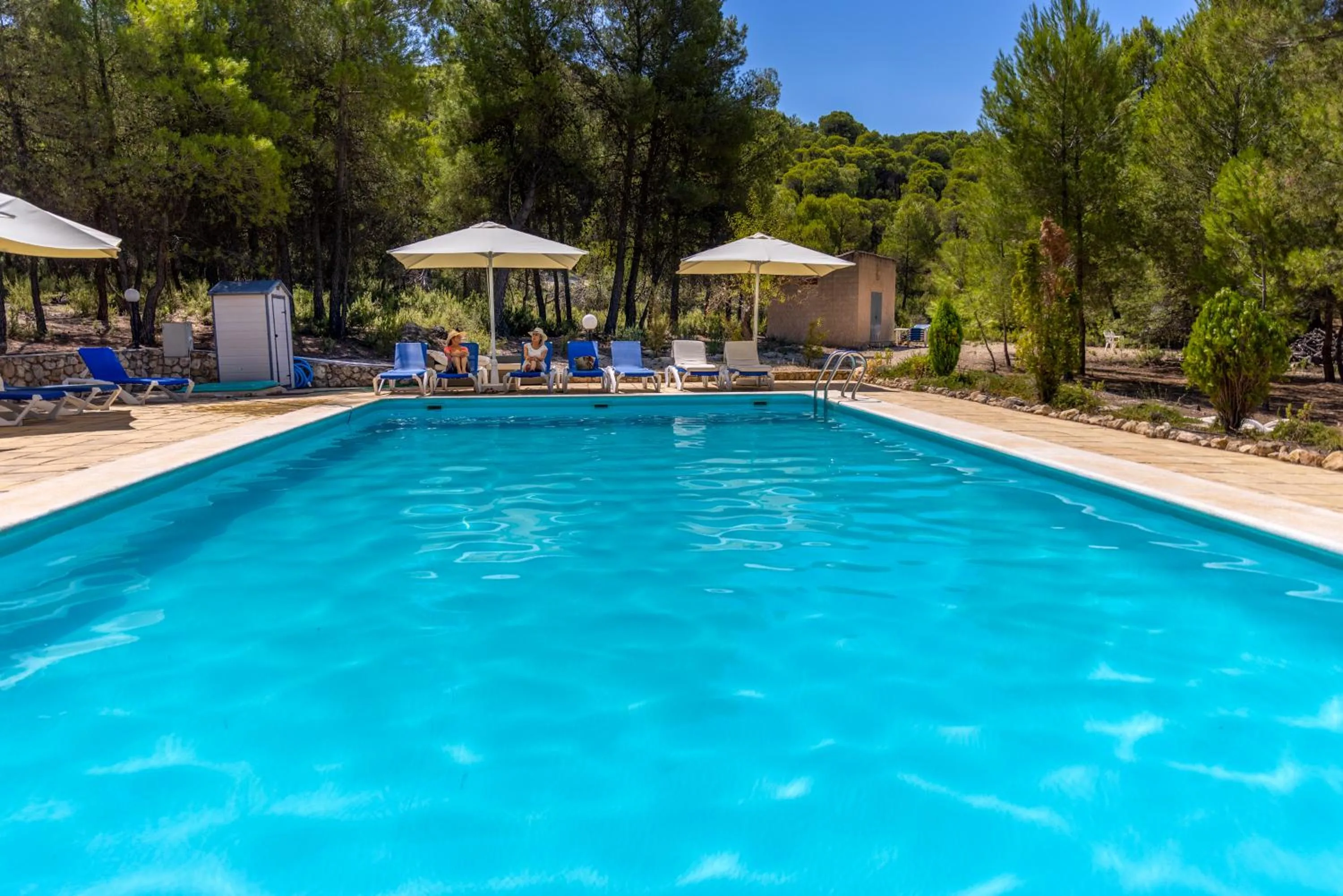 Swimming pool in Hotel Rural Mas Fontanelles