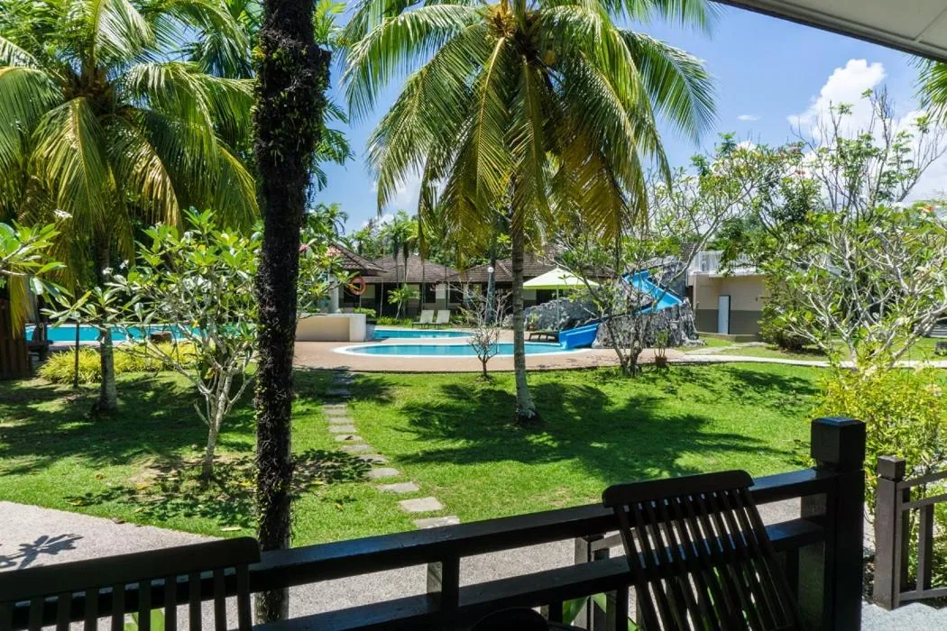 Pool view in Beringgis Beach Resort & Spa