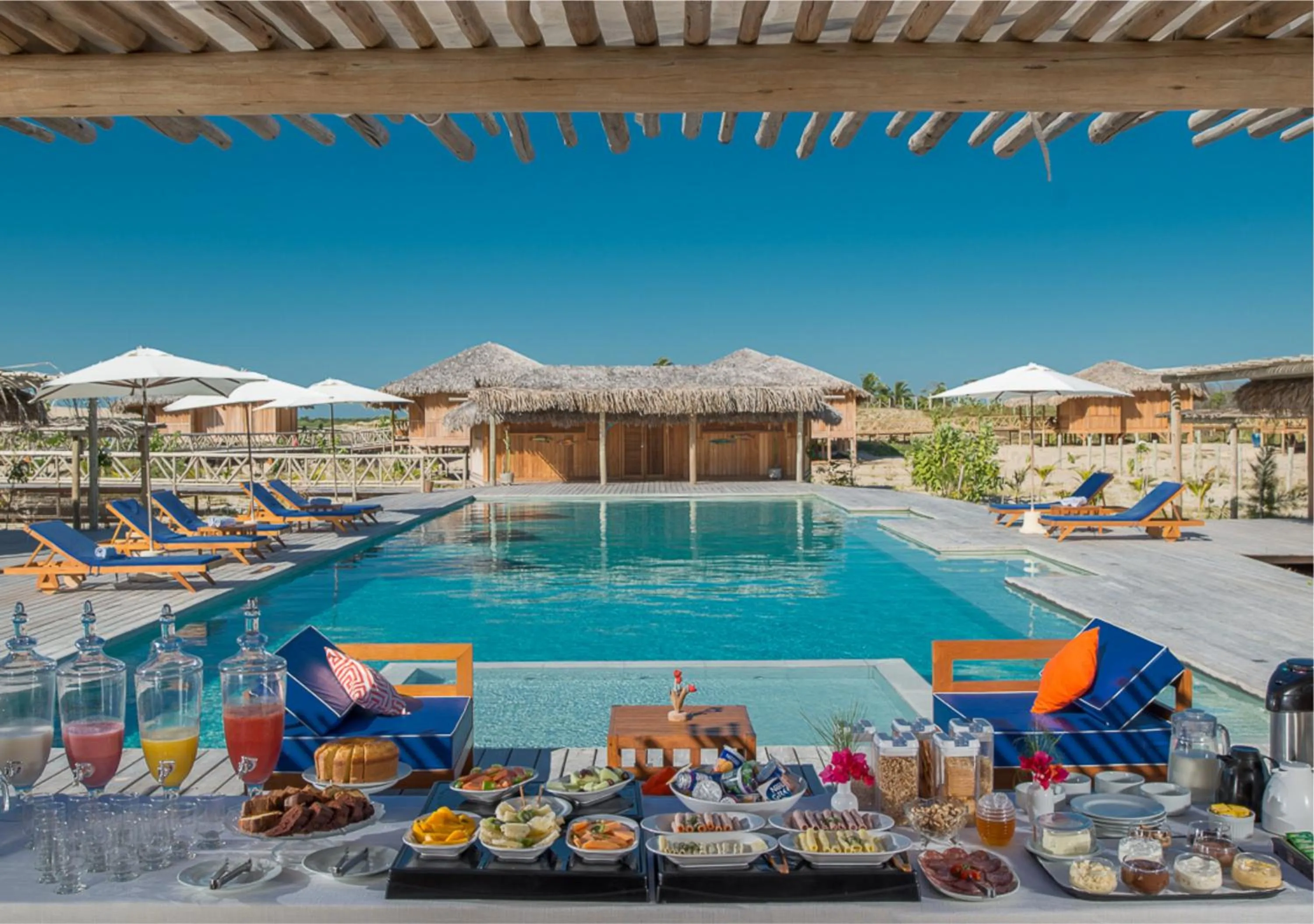 Swimming pool in Jaguaribe Lodge e Kite