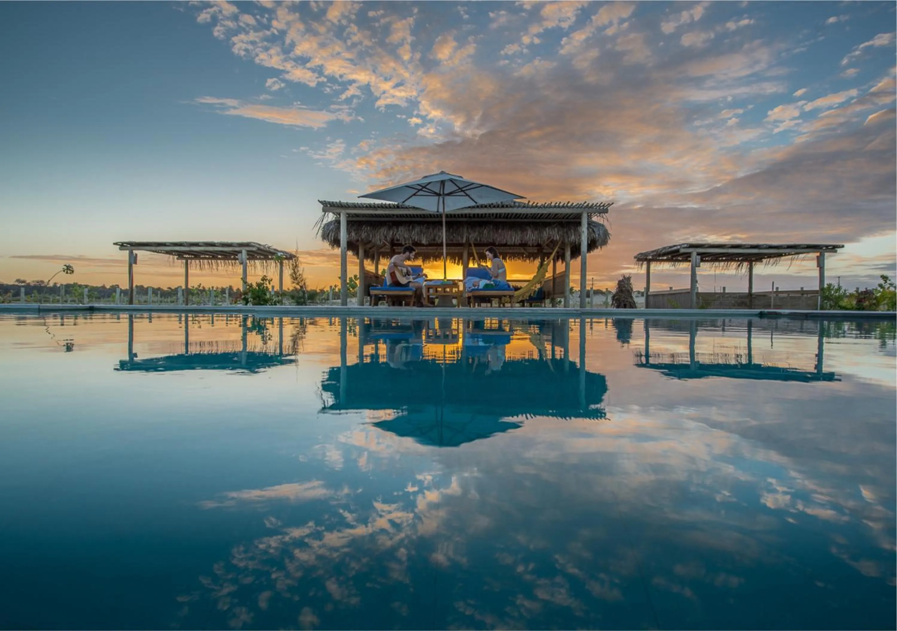 Swimming pool in Jaguaribe Lodge e Kite