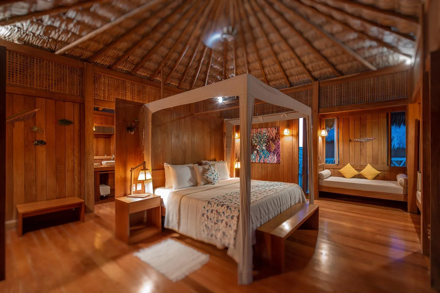 Bed in Jaguaribe Lodge e Kite