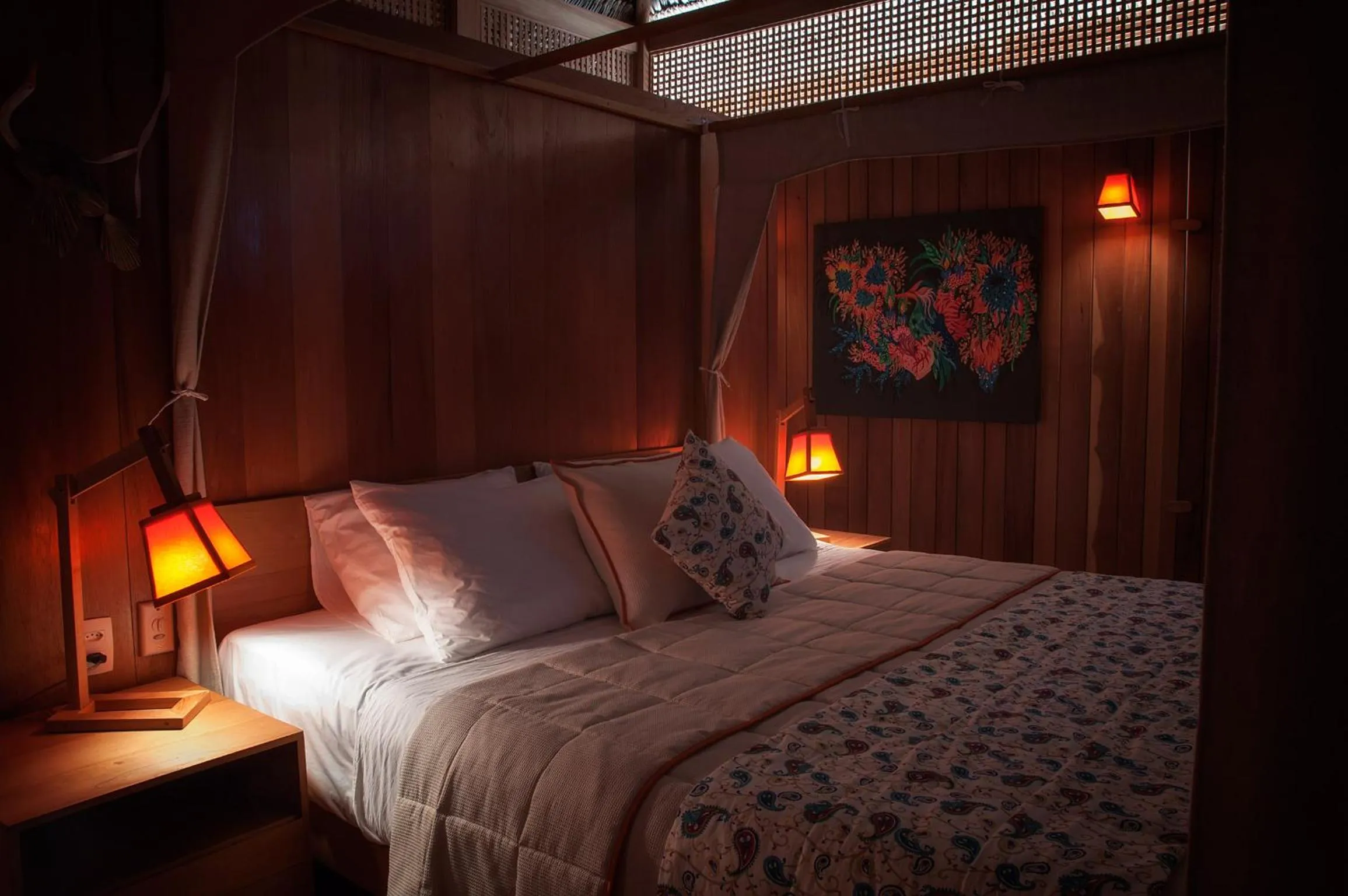 Bedroom, Bed in Jaguaribe Lodge e Kite