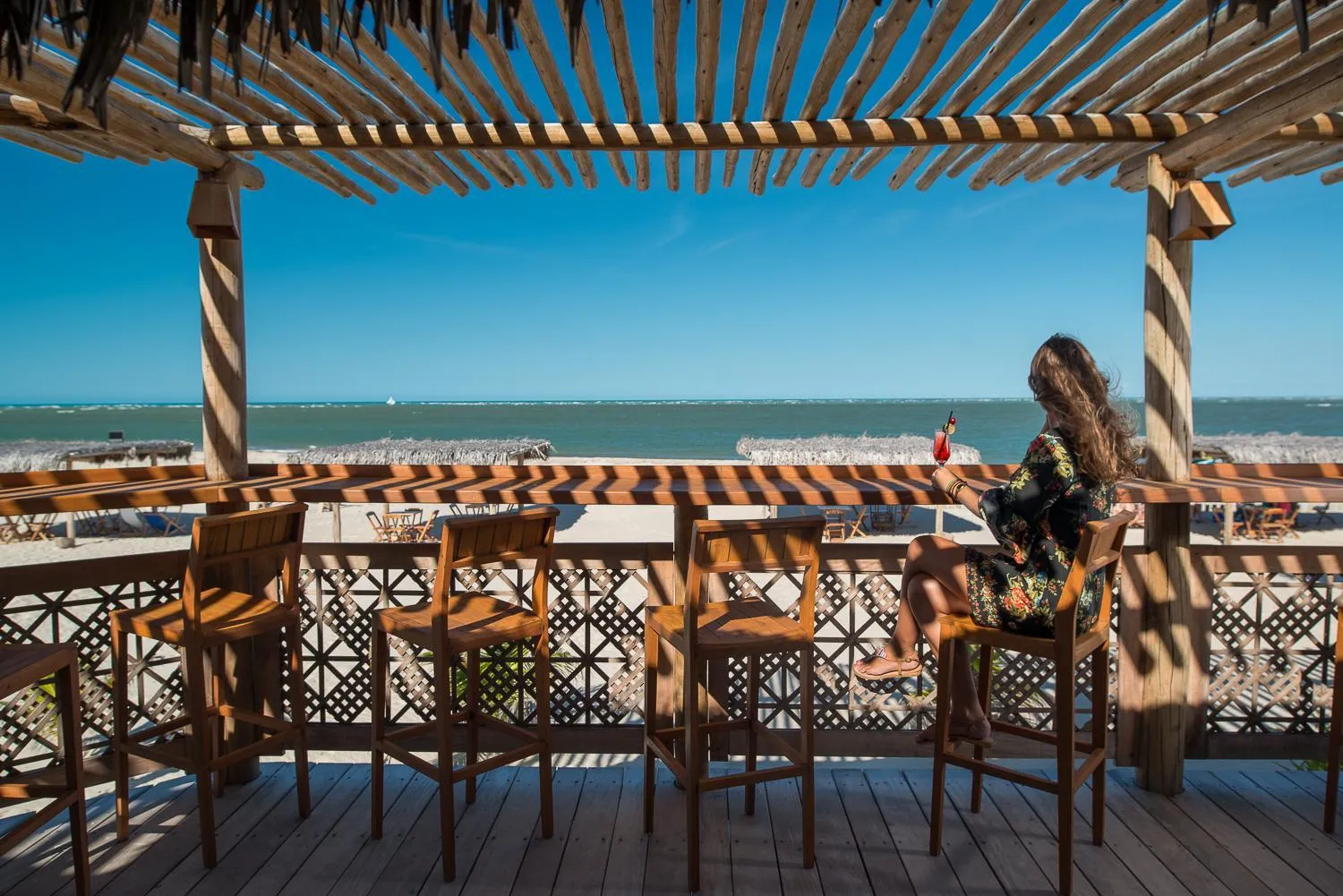 Lounge or bar in Jaguaribe Lodge e Kite