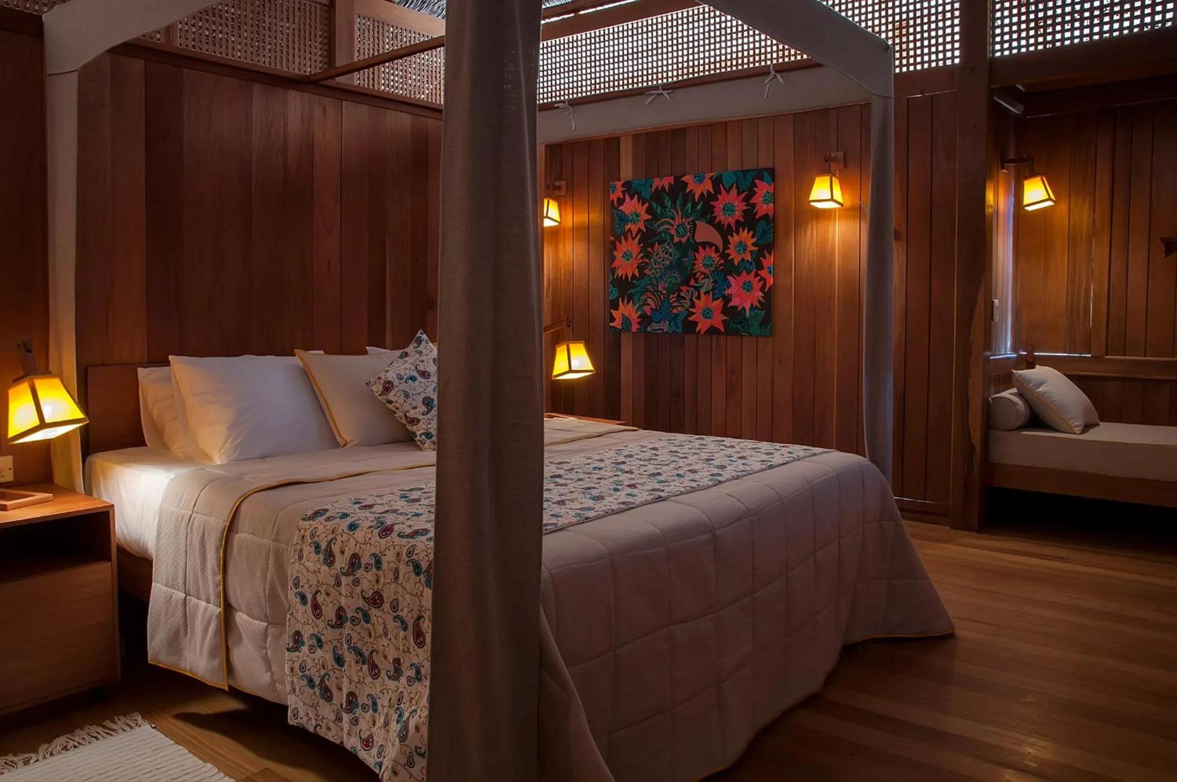 Bedroom, Bed in Jaguaribe Lodge e Kite