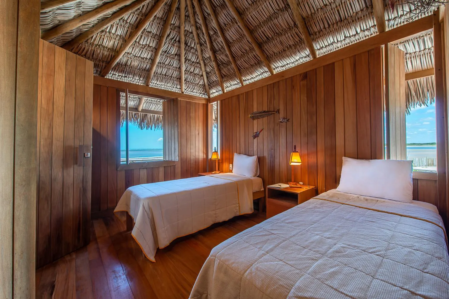 Sea view, Bed in Jaguaribe Lodge e Kite