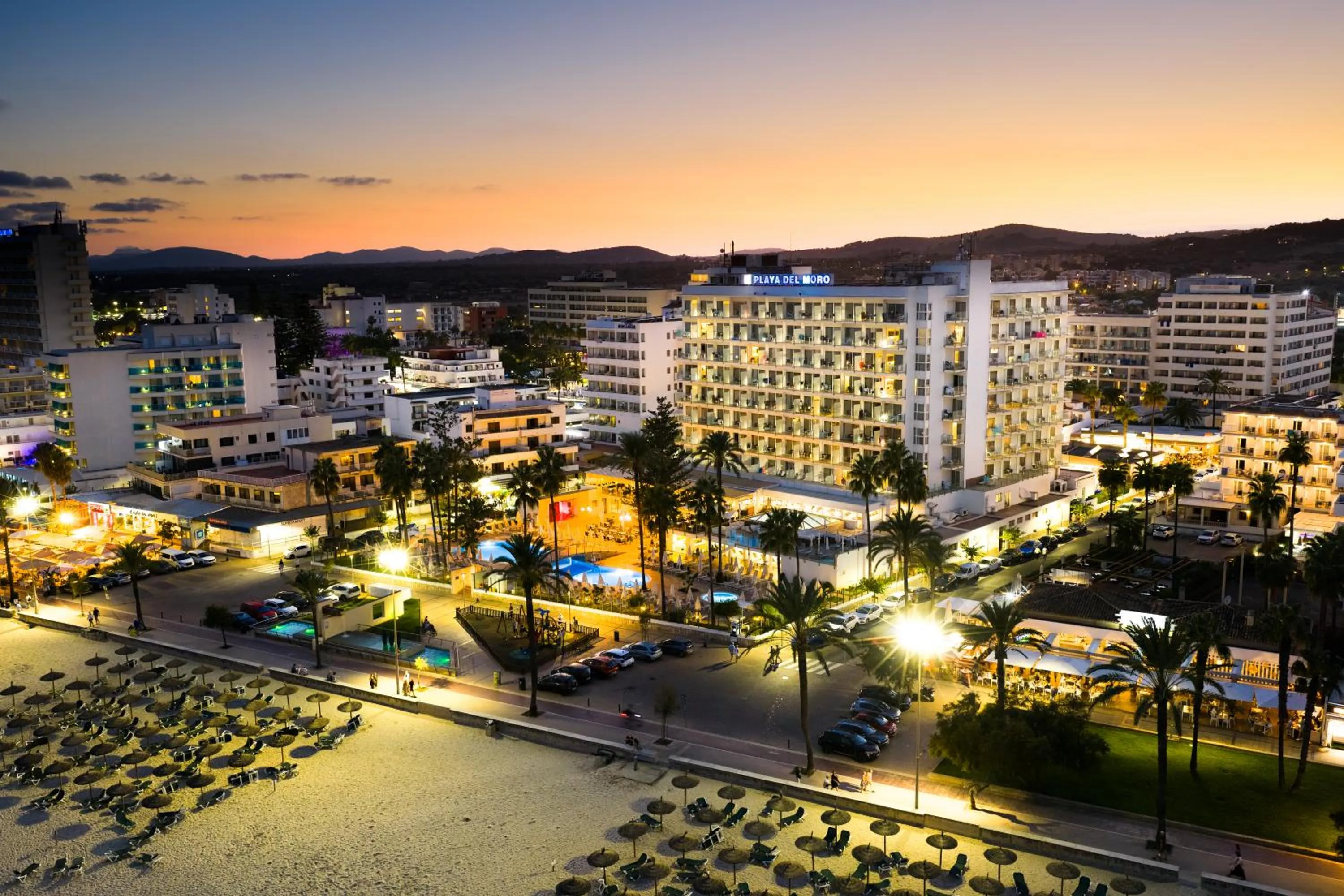 Bird's eye view in CM Playa del Moro