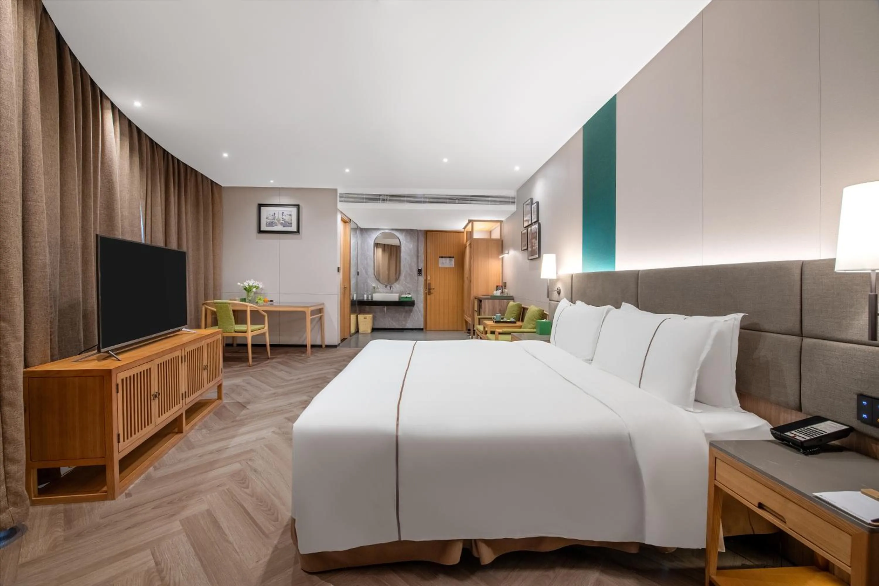 Bed in H' Elite Hotel