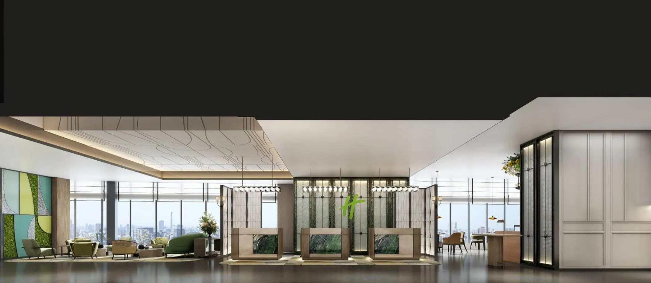 Property building in Holiday Inn Guangzhou Zhujiang New Town