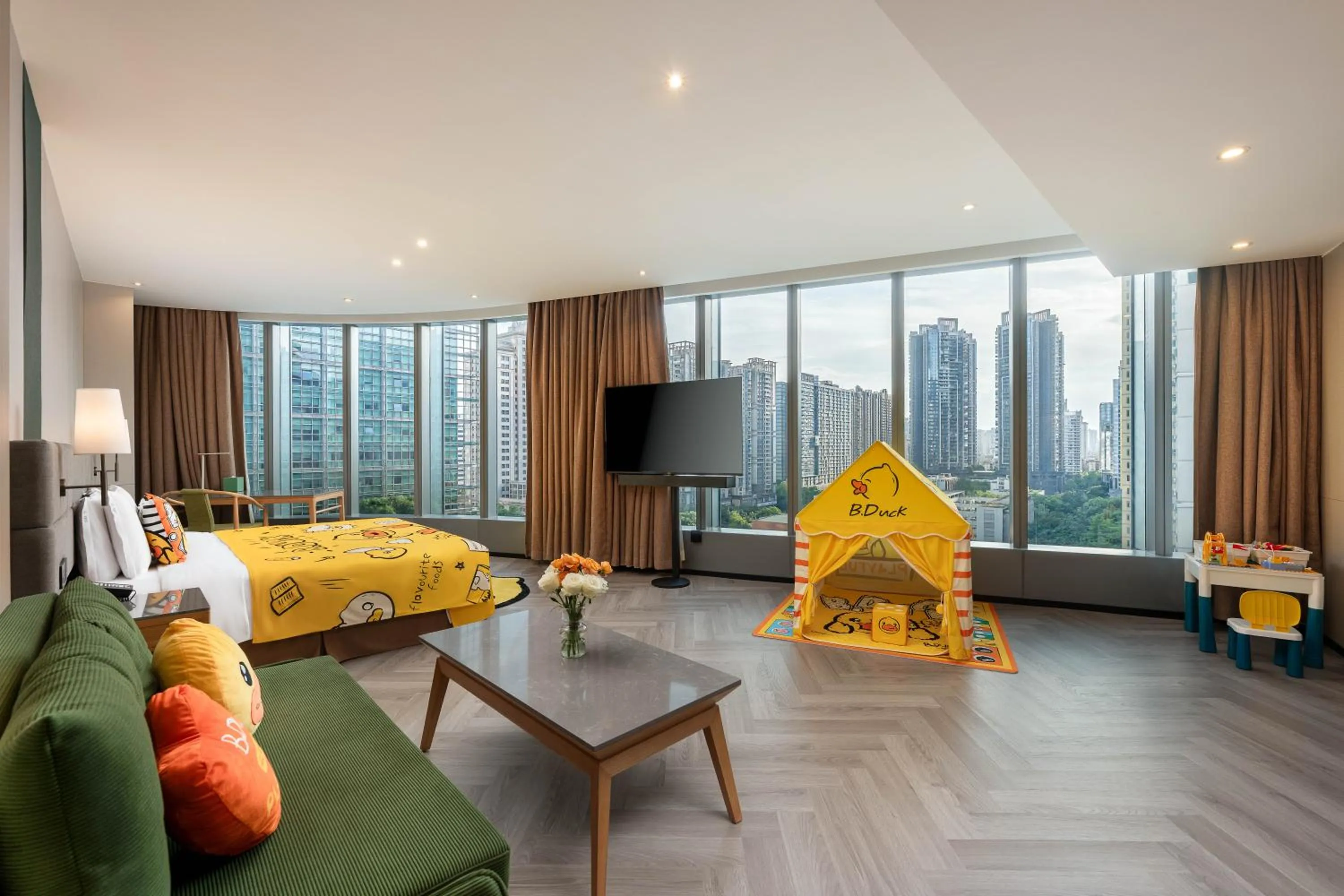 Bed in Holiday Inn Guangzhou Zhujiang New Town