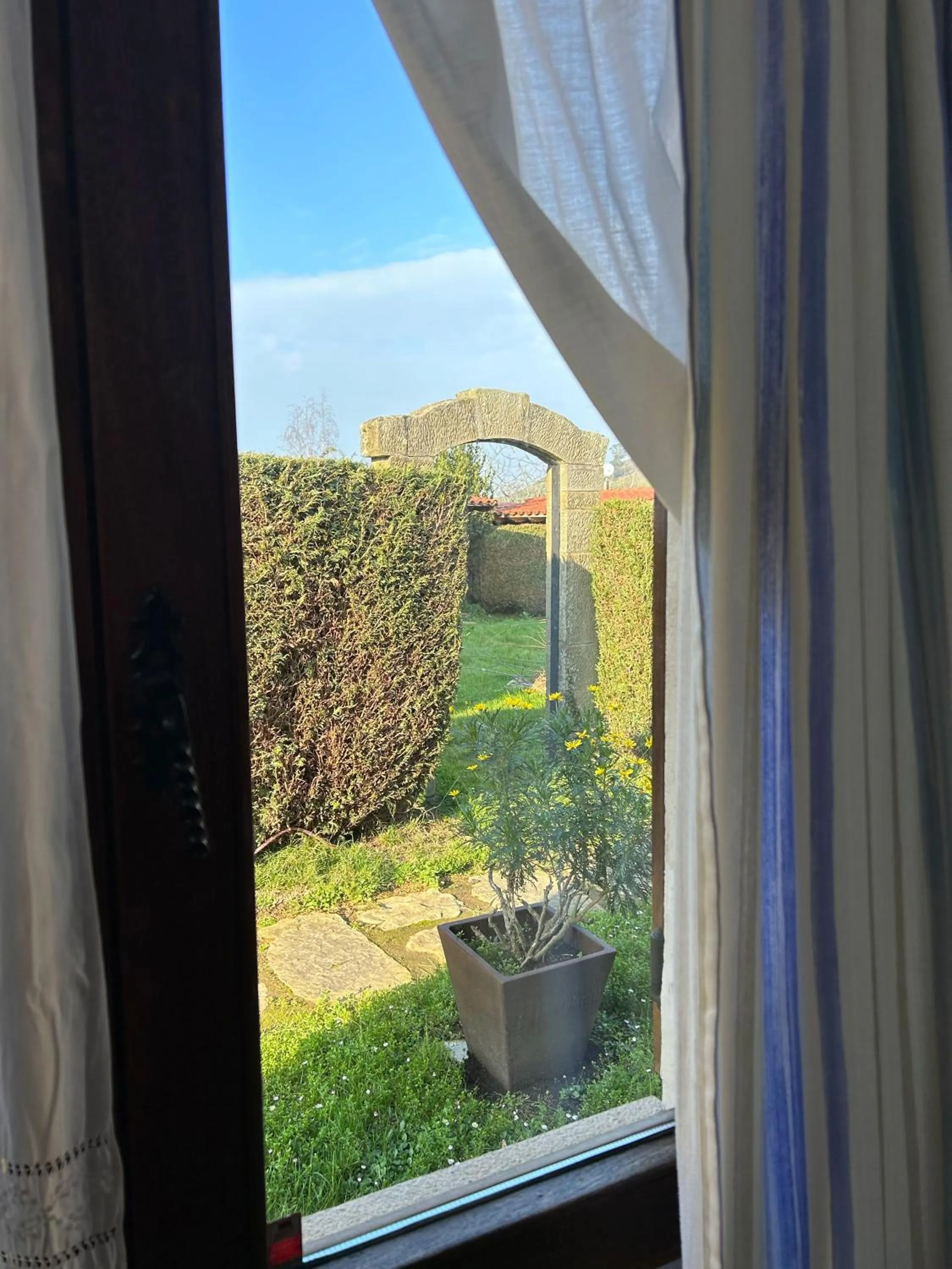 Garden view in Posada La Casona de Los Güelitos