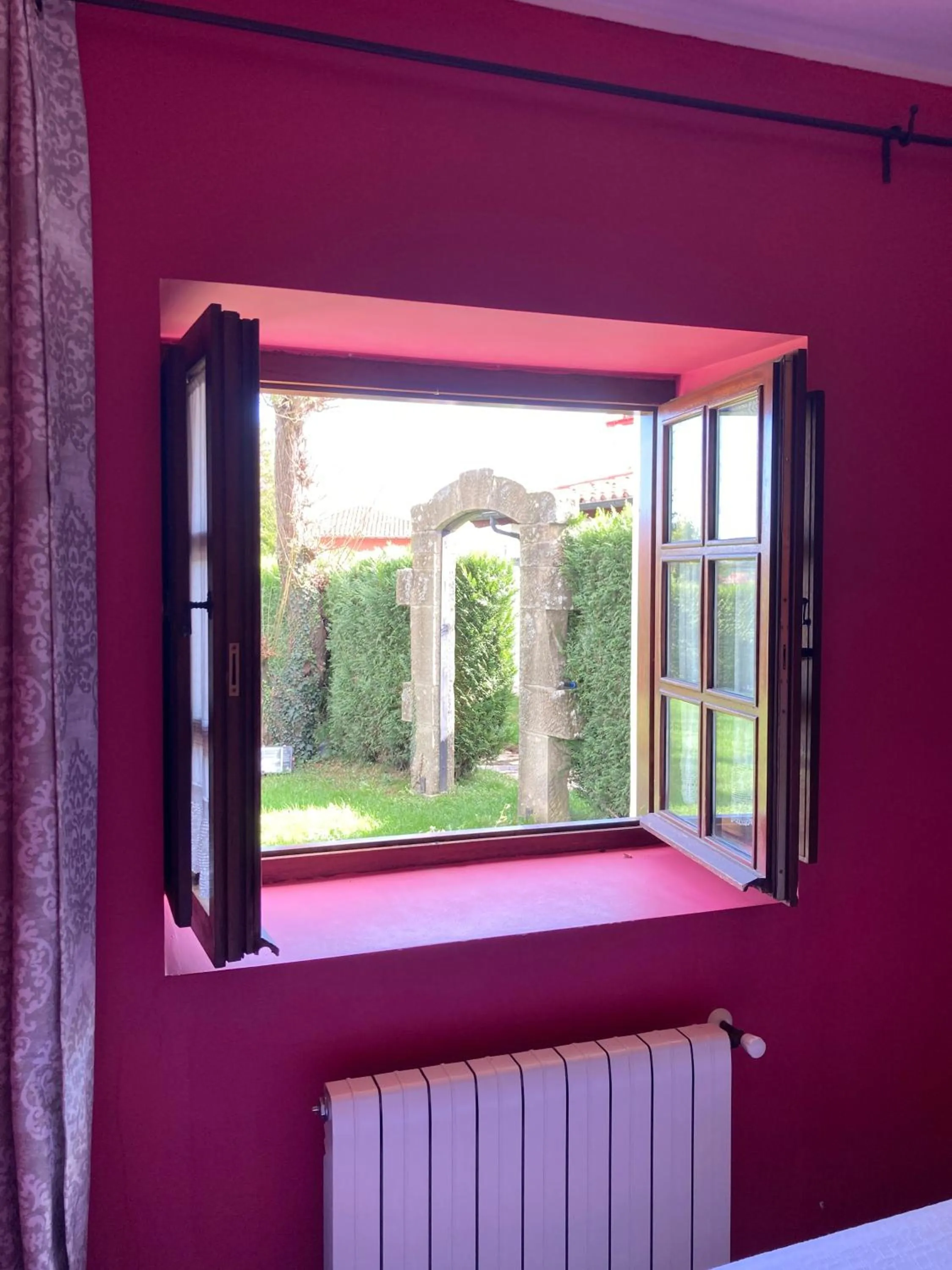 Garden view in Posada La Casona de Los Güelitos