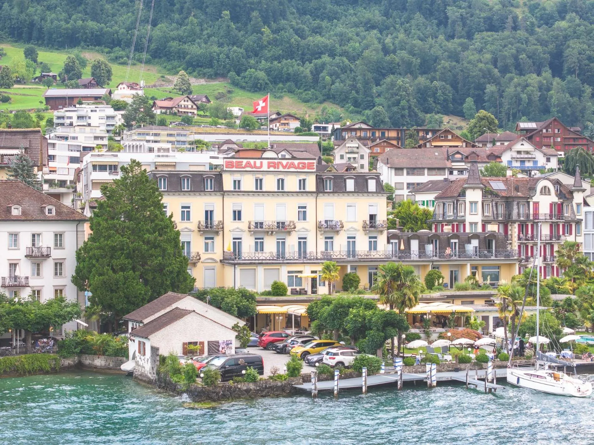 Property building in Hotel Beau Rivage Weggis