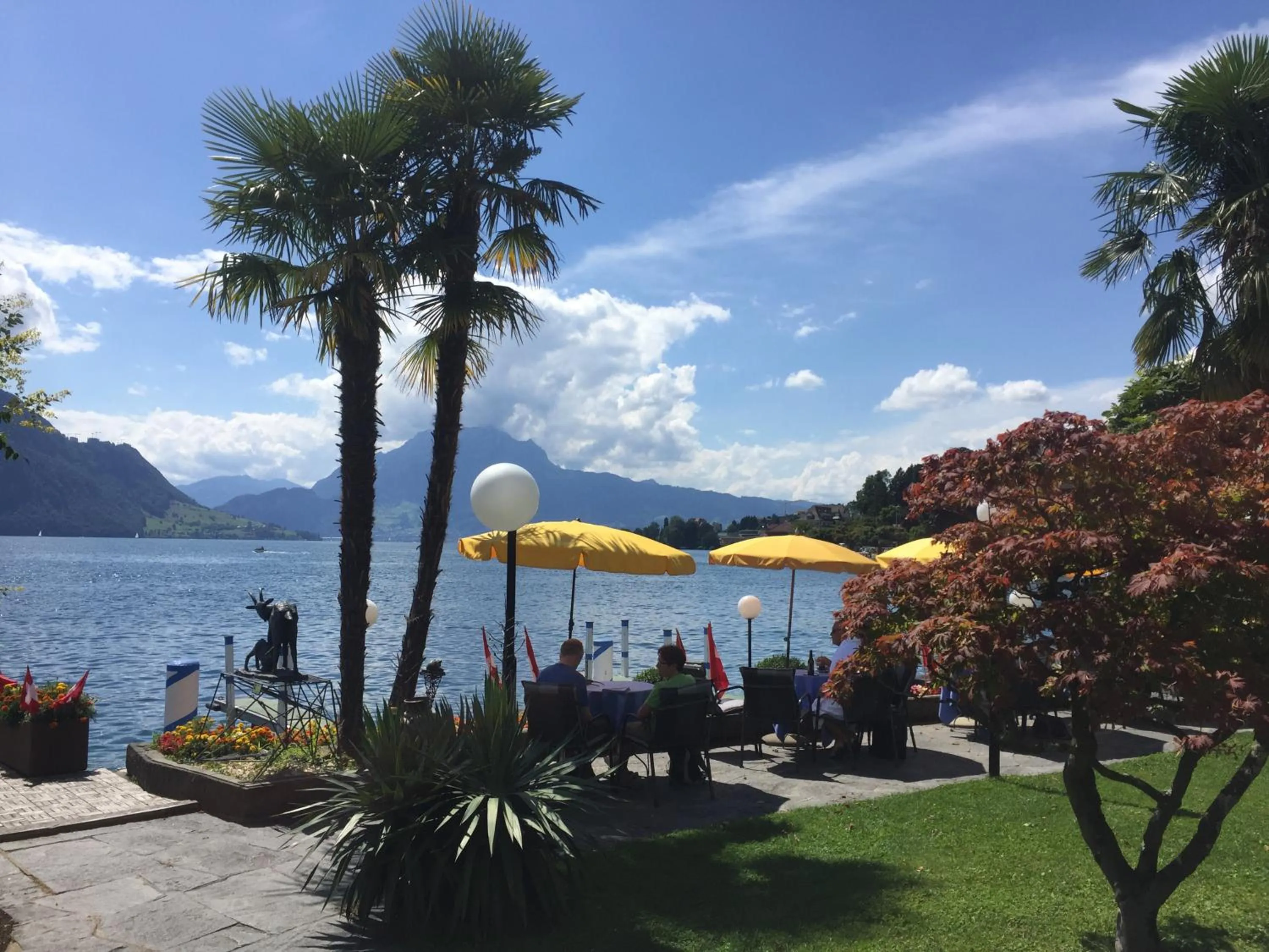 Balcony/Terrace in Hotel Beau Rivage Weggis
