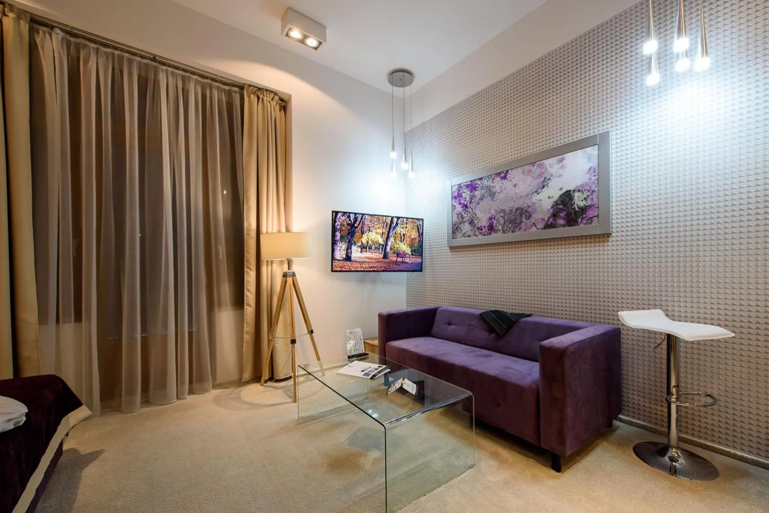 Living room in Karoly Corner Residences
